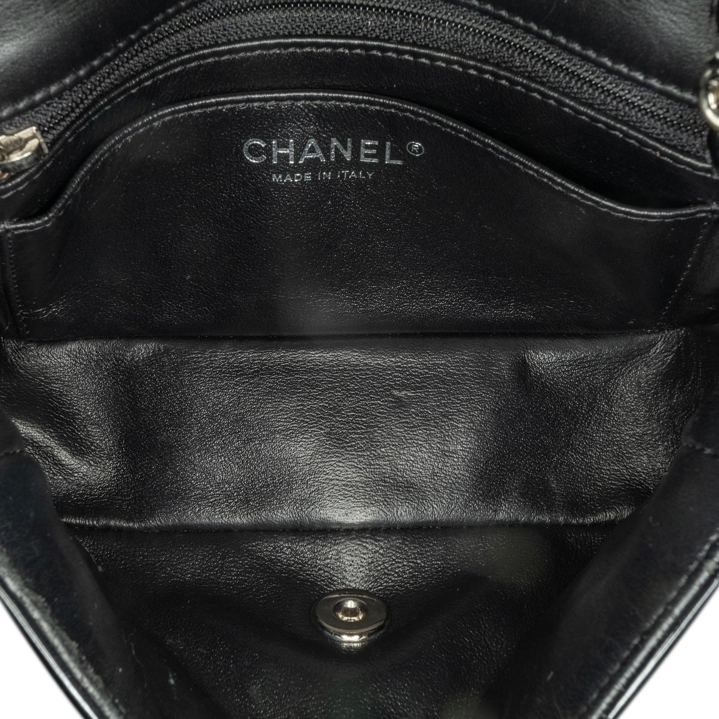 Chanel Mini Rectangular Classic Patent Single Flap (SHG-5JDrQh)