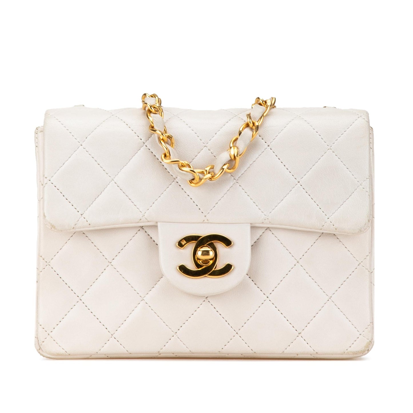 Chanel Mini Square Classic Lambskin Single Flap Crossbody