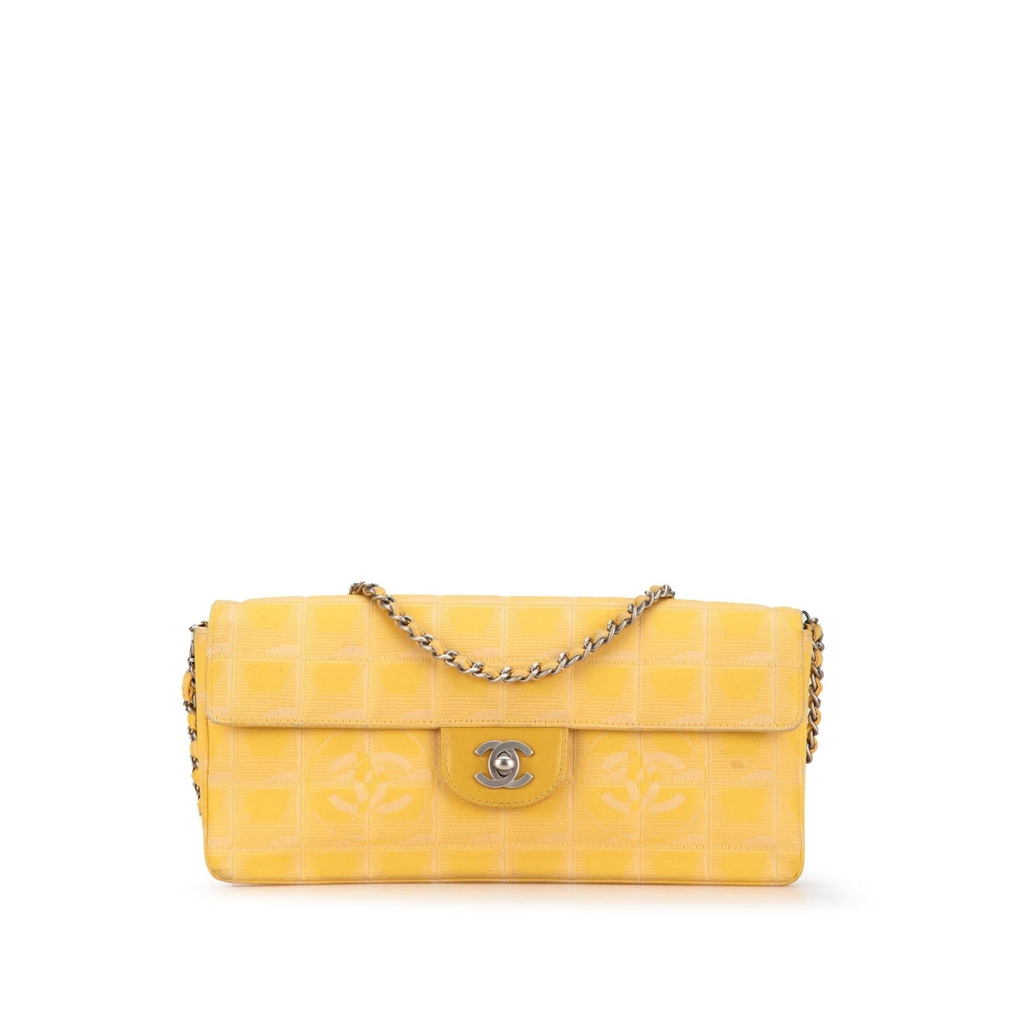 Chanel New Travel Line Nylon East West Flap Shoulder Bag