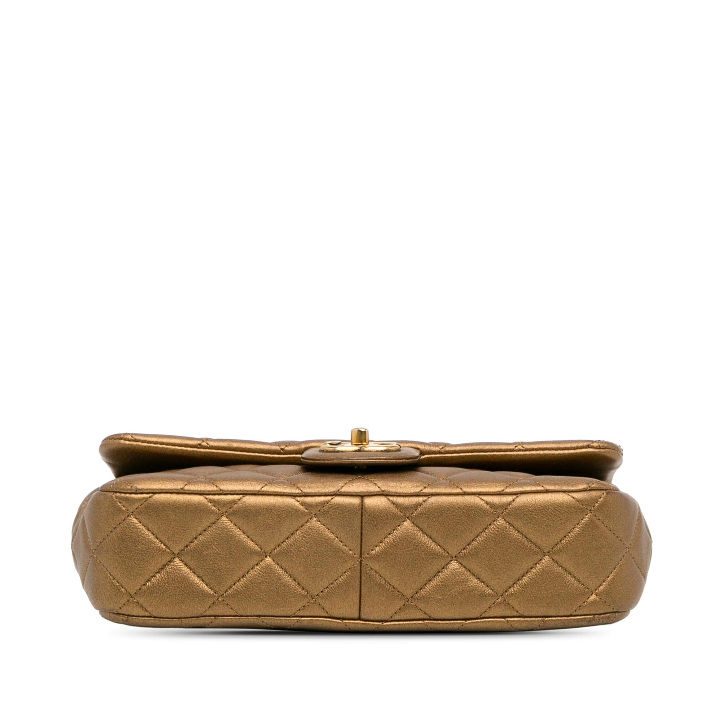 Chanel -Salzburg Metallic Lambskin CC Eyelet Flap (SHG-E5PCT2) Crossbody