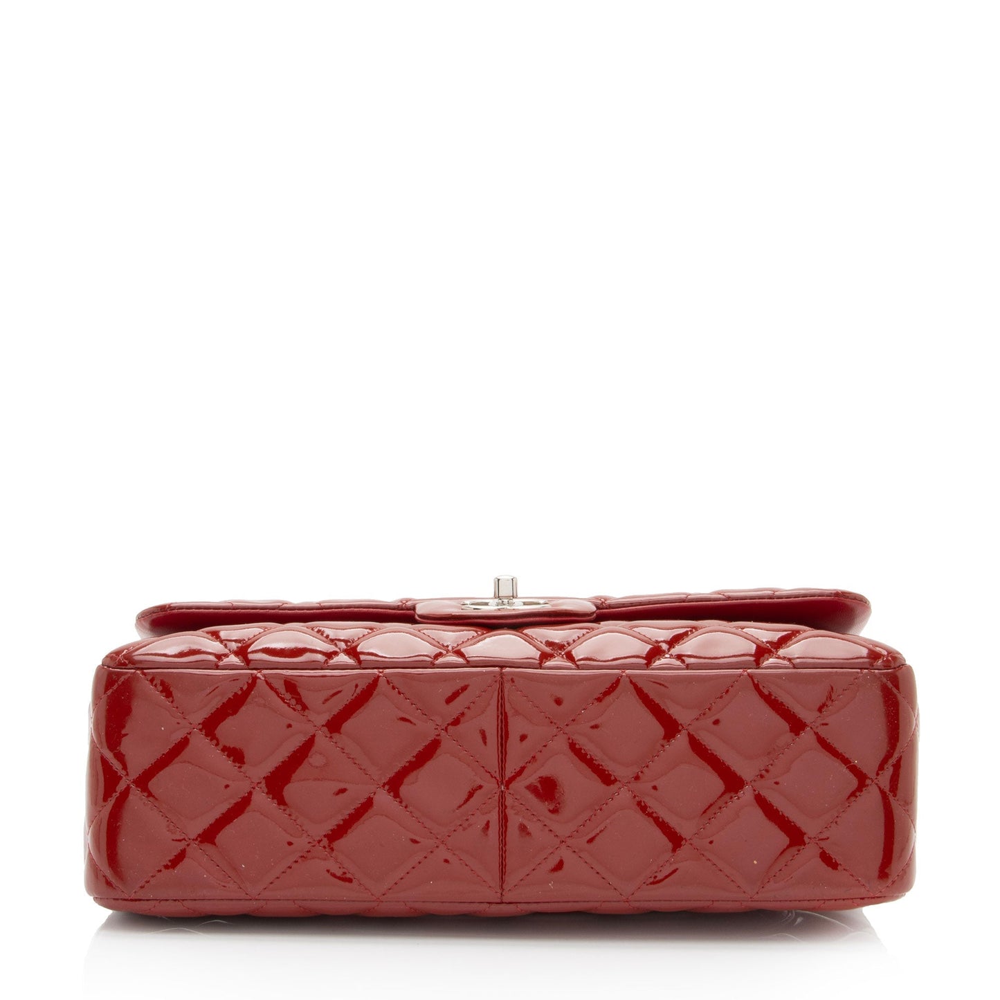 Chanel Patent Leather Classic Jumbo Double Flap Bag (SHF-Sit8OS)