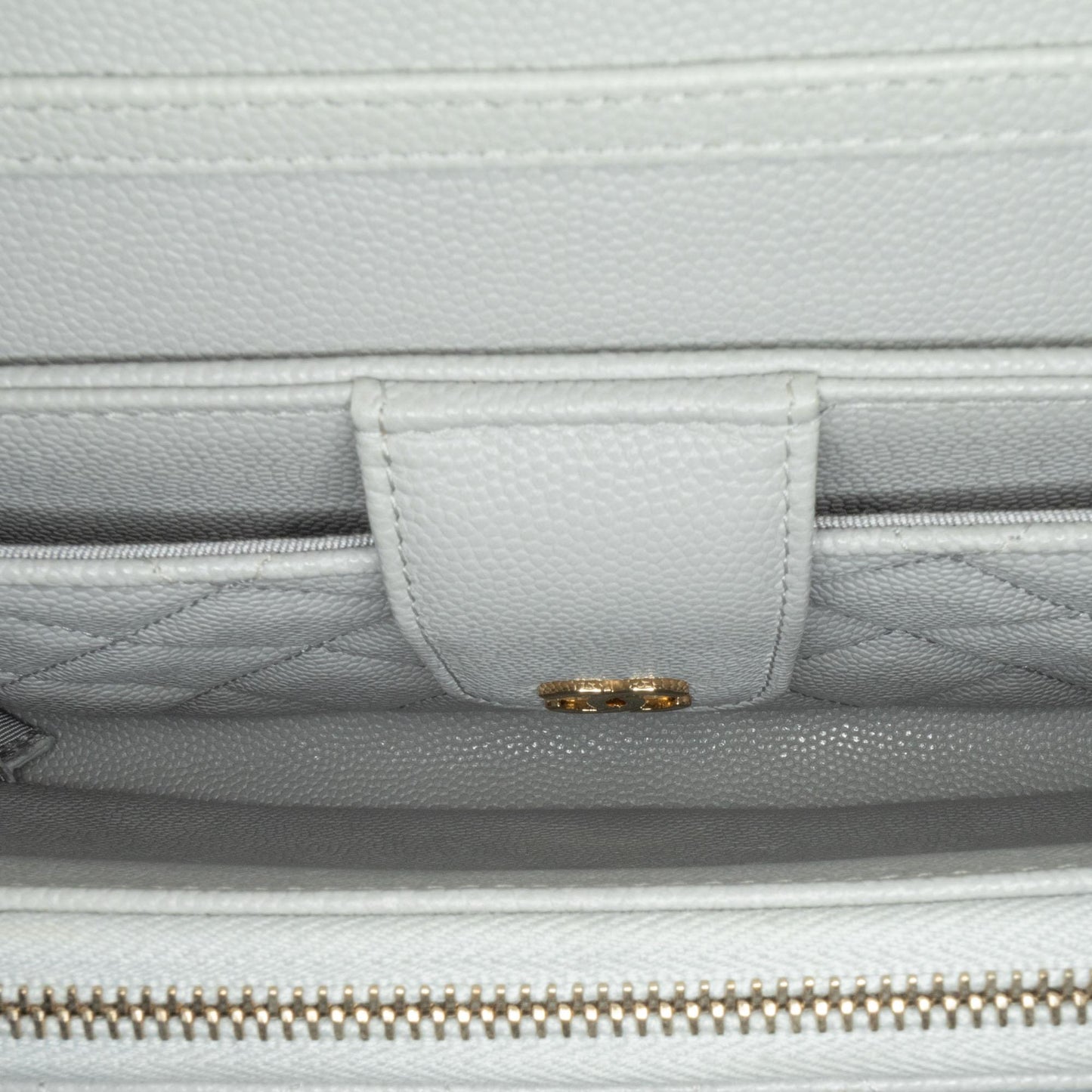 Chanel Quilted Caviar Phone Holder Wallet on Chain (SHG-7EdNxL)