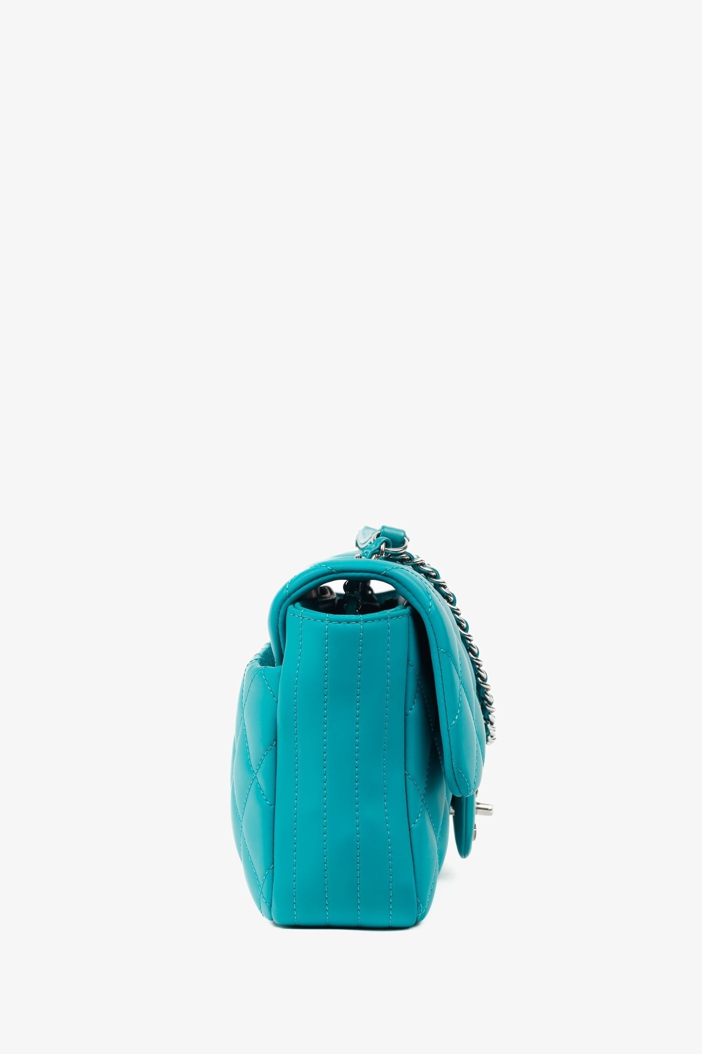 Chanel Teal -Seoul Medium Lambskin Coco Rain Flap Bag