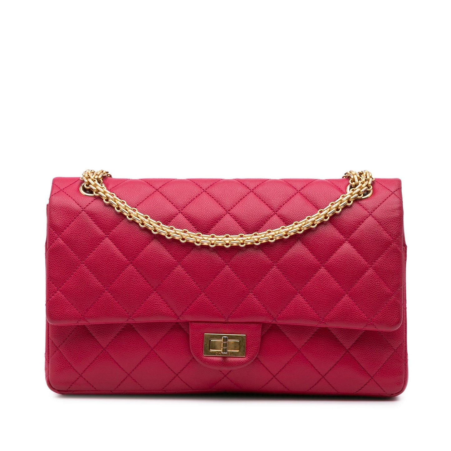 Chanel Reissue 2.55 Quilted Caviar Double Flap 226 Shoulder Bag