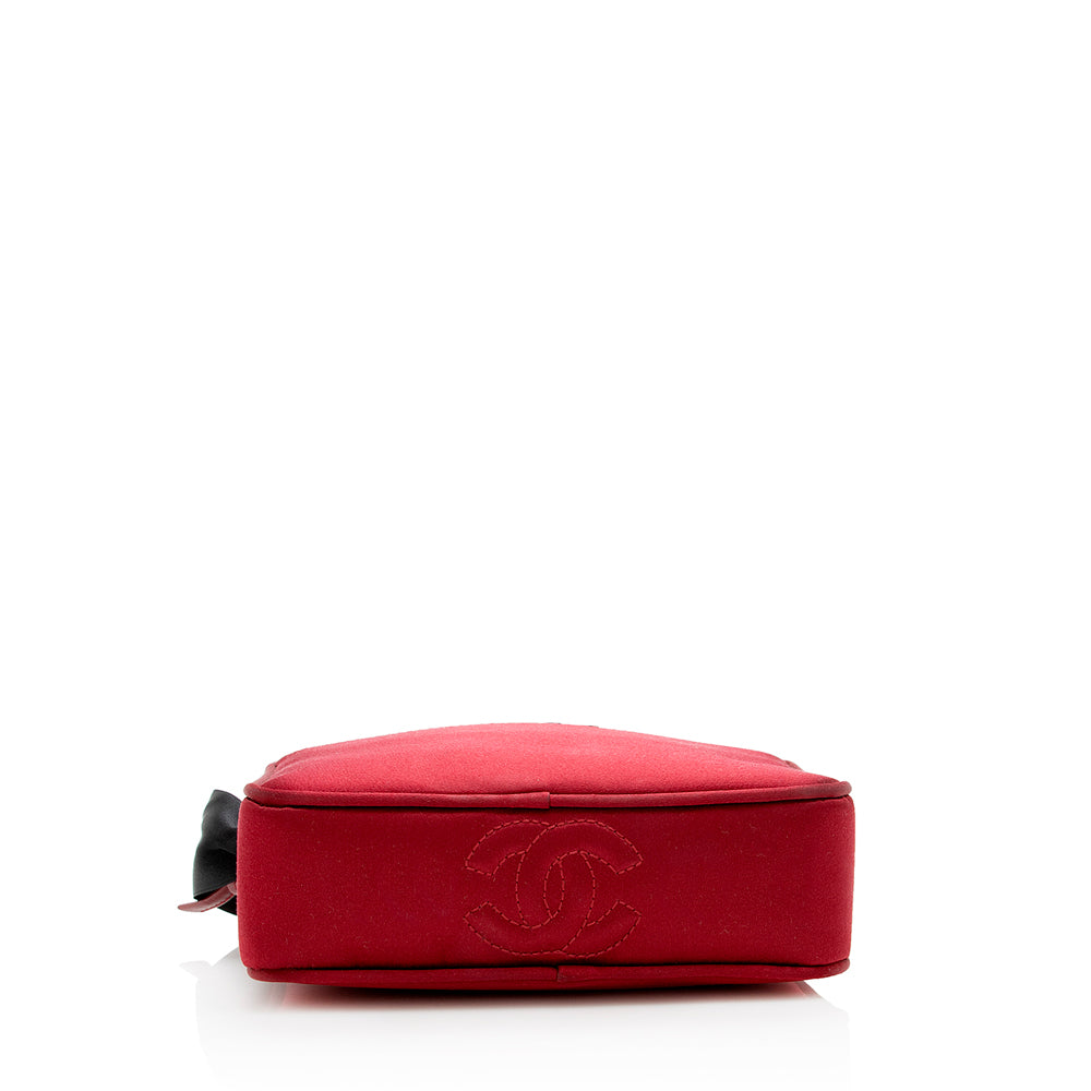 Chanel Vintage Satin Ribbon Small Shoulder Bag (SHF-19278)