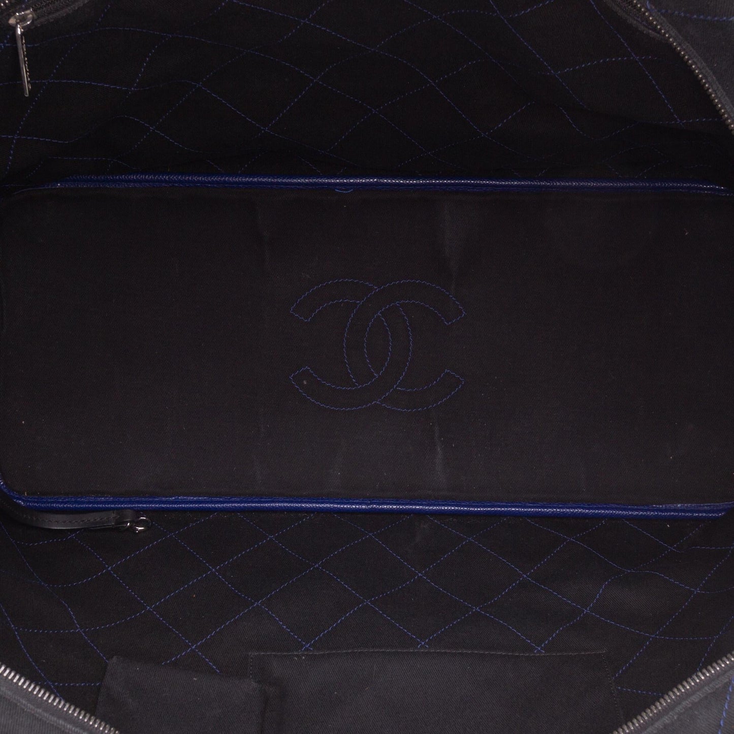 Chanel XL Quilted Caviar Shopping Fever Tote