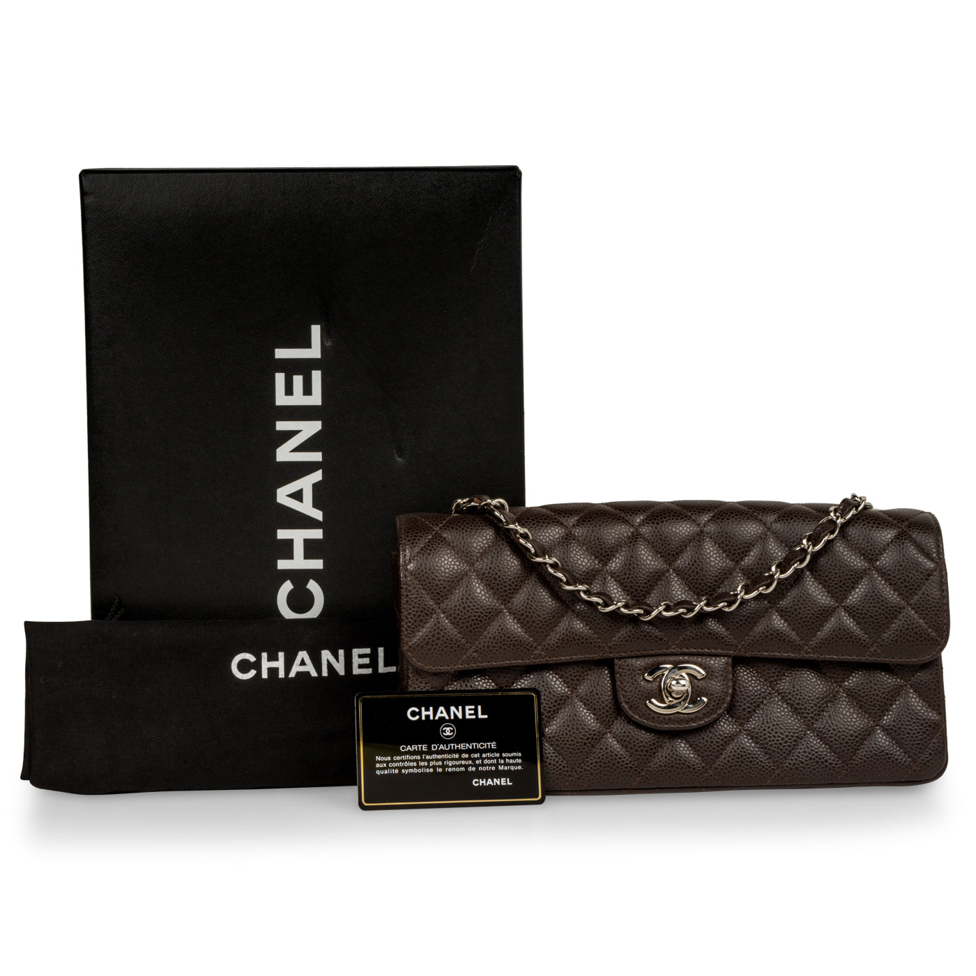 Chanel East West Flap Bag