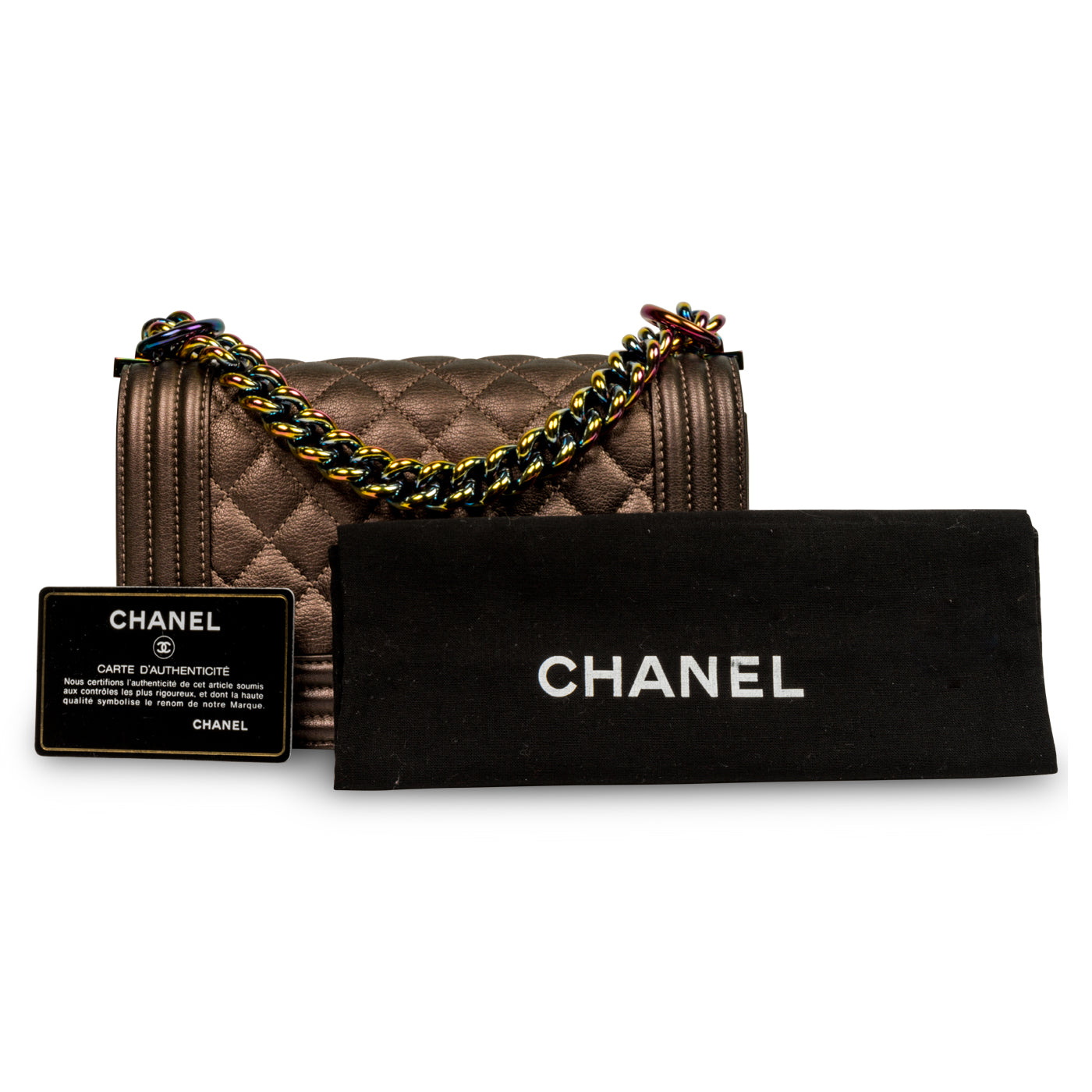 Chanel Iridescent Boy Bag - Small