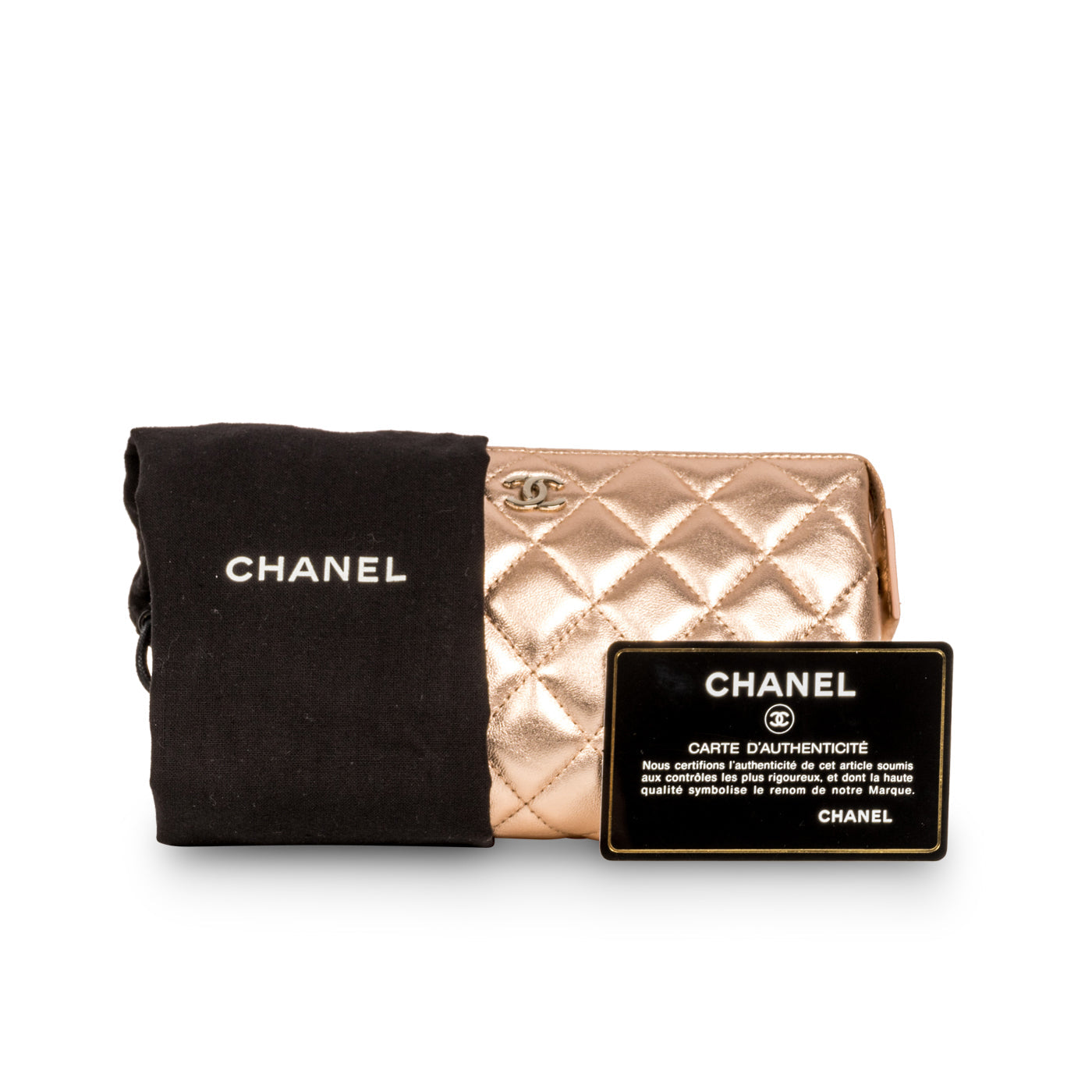 Chanel Metallic Mini Pouch