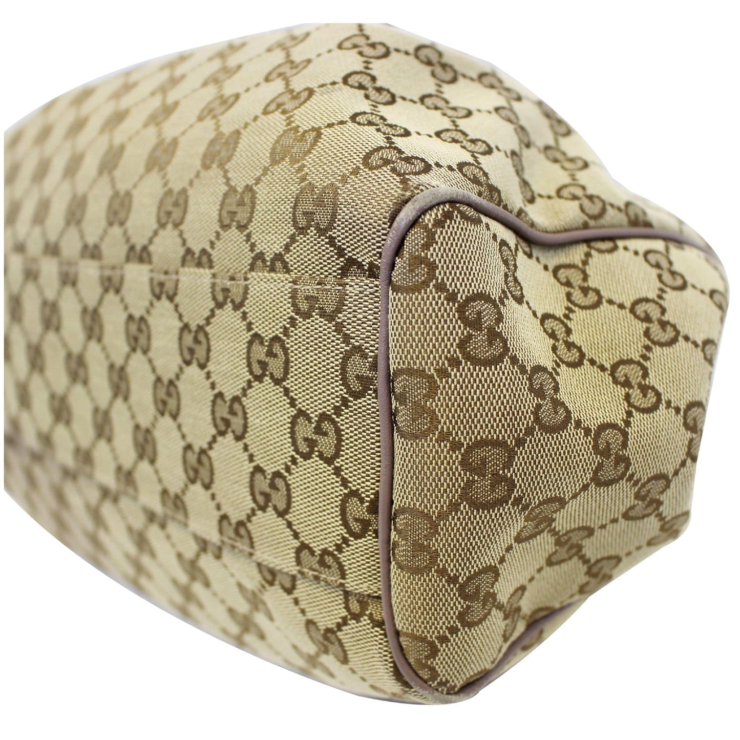 GUCCI Sukey Medium GG Canvas Tote Bag Beige 211944