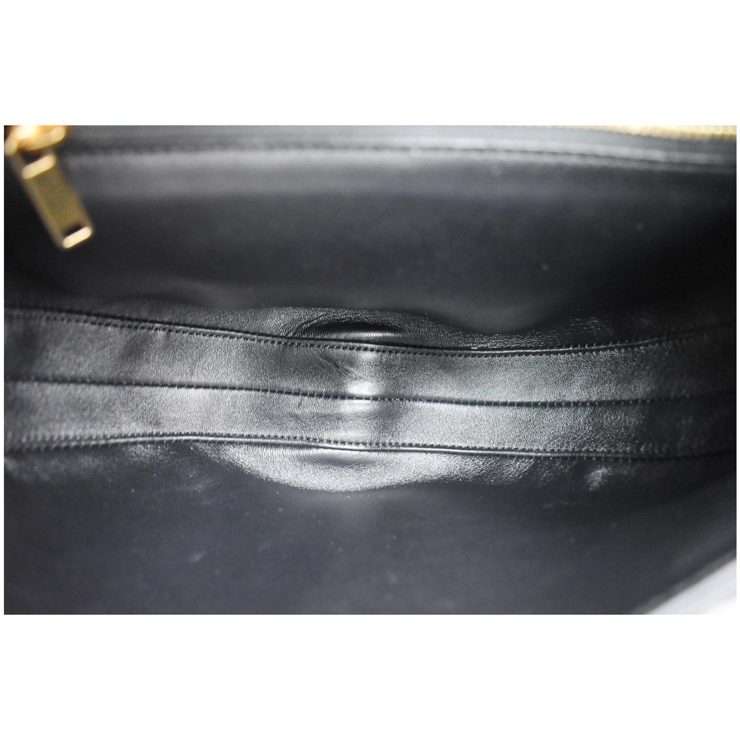 CELINE Besace 16 Small Leather Shoulder Bag Black