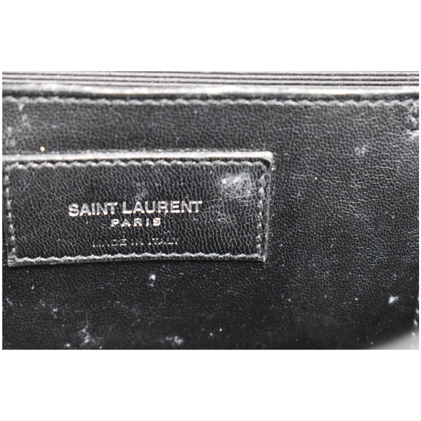 YVES SAINT LAURENT WOC Crocodile-Embossed Shoulder Bag Black - Hot Deals