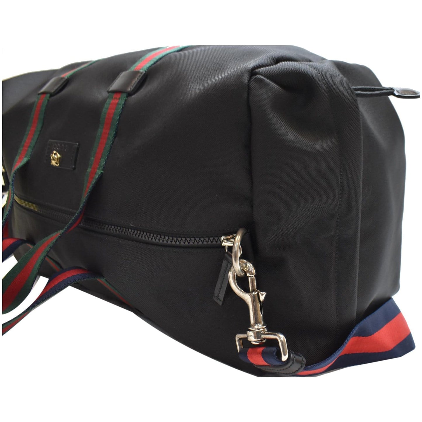 GUCCI Techno Canvas Duffle Travel Bag Black 450983