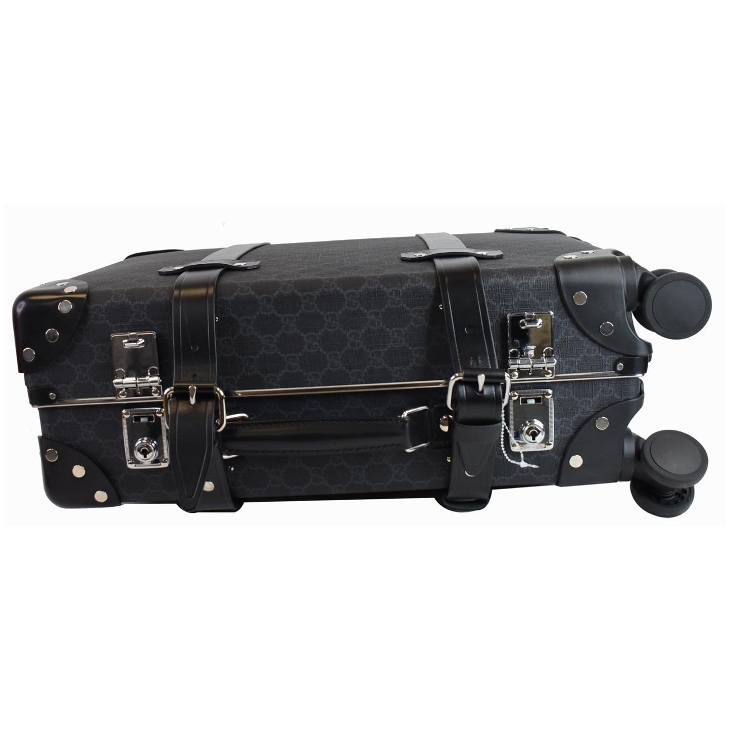 GUCCI Globe-Trotter GG Medium Rolling Suitcase Luggage Black 533620