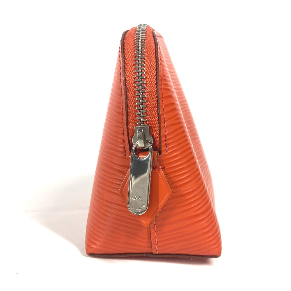 LOUIS VUITTON Cosmetics Pouch M40642 Epi Leather Orange Epi Pochette Cosmetic PM Women