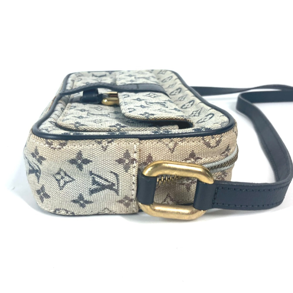 LOUIS VUITTON Shoulder Bag N41127 Damier Jean Canvas Navy Damier Jean Petite message mens
