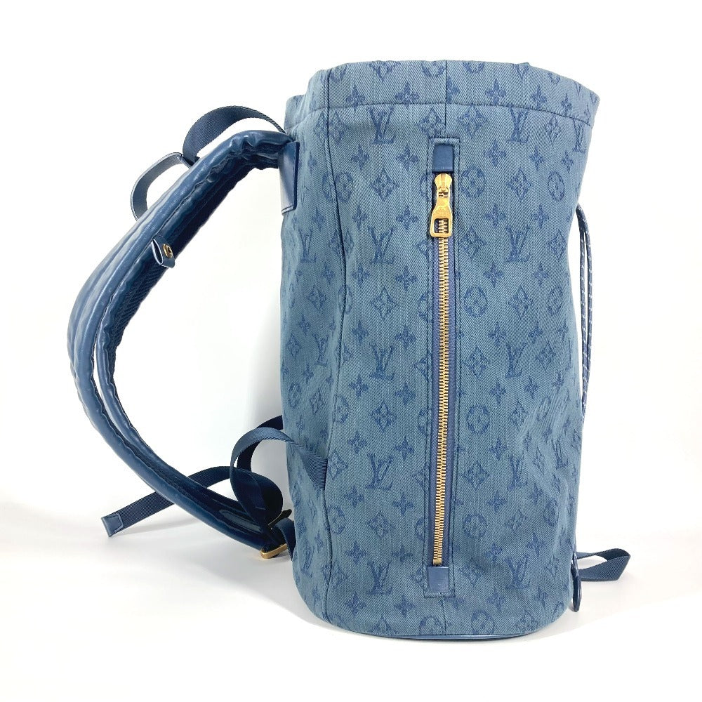 LOUIS VUITTON Backpack M44617 Monogram denim canvas blue Monogram denim chalk backpack