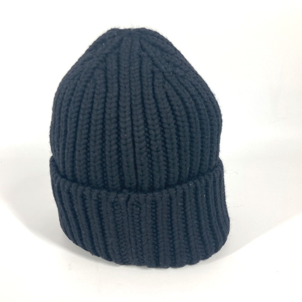 LOUIS VUITTON Knit hat M77277 wool black Beanie Only LV