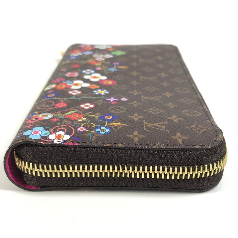 LOUIS VUITTON Long Wallet Purse M14162 Monogram canvas Brown Japan exclusive LV × TM Zippy wallet