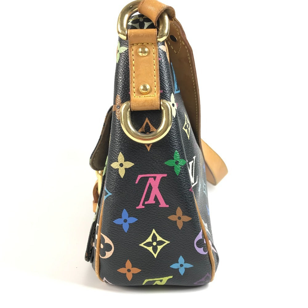 LOUIS VUITTON Shoulder Bag M40052 Monogram multicolor canvas black Monogram multicolor Lodge GM Lodge GM
