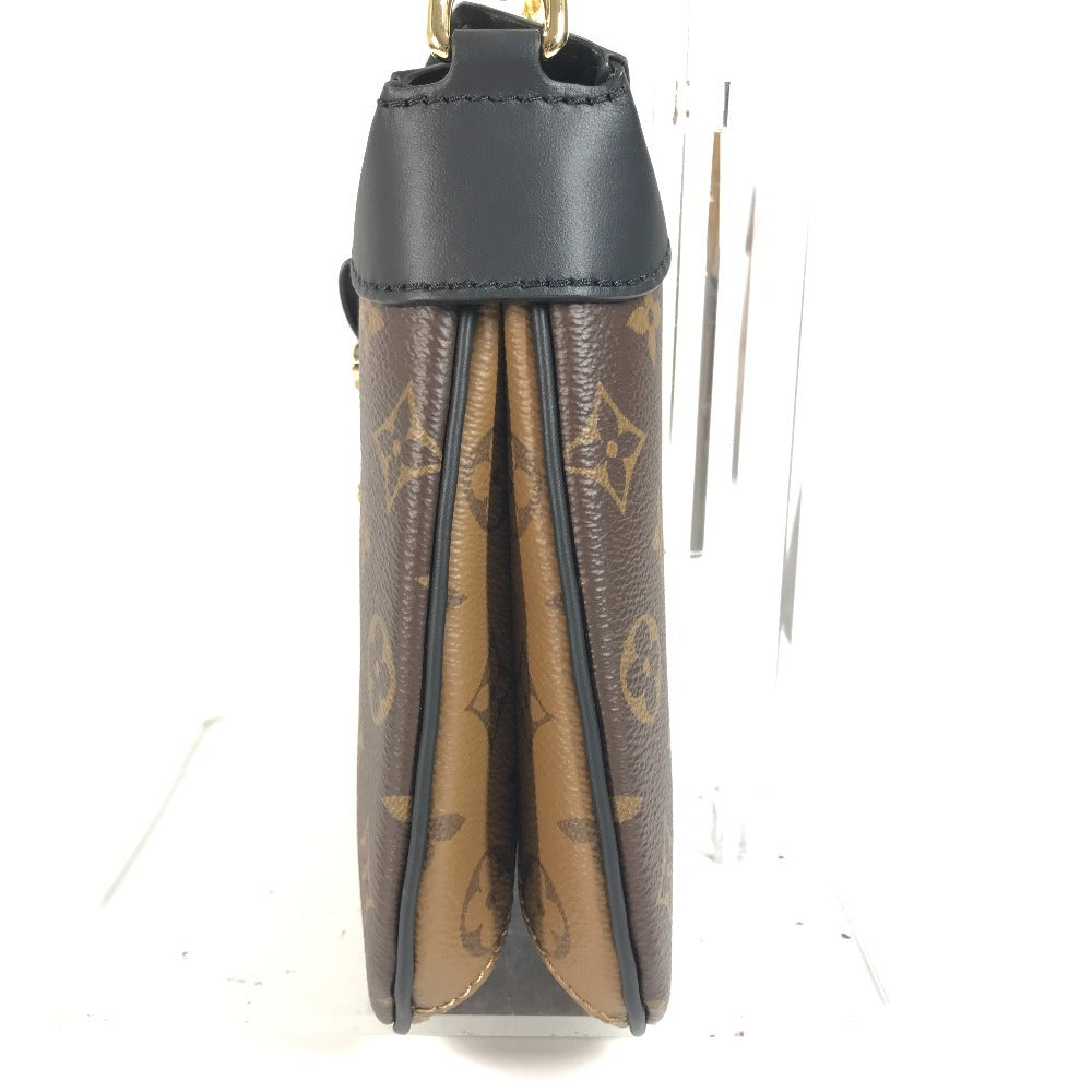 LOUIS VUITTON Shoulder Bag M46659 Monogram Canvas, Monogram Reverse Canvas Brown Monogram Monogram Reverse Tweenie