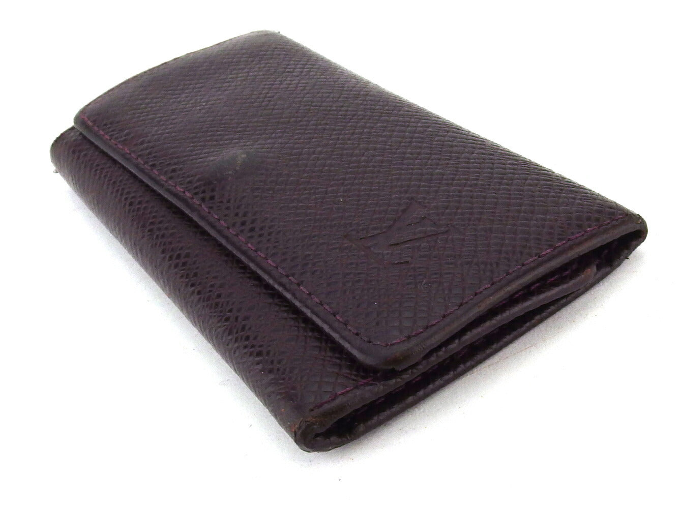 LOUIS VUITTON Key case Key holder M30526 Taiga Leather Bordeaux Multicles4