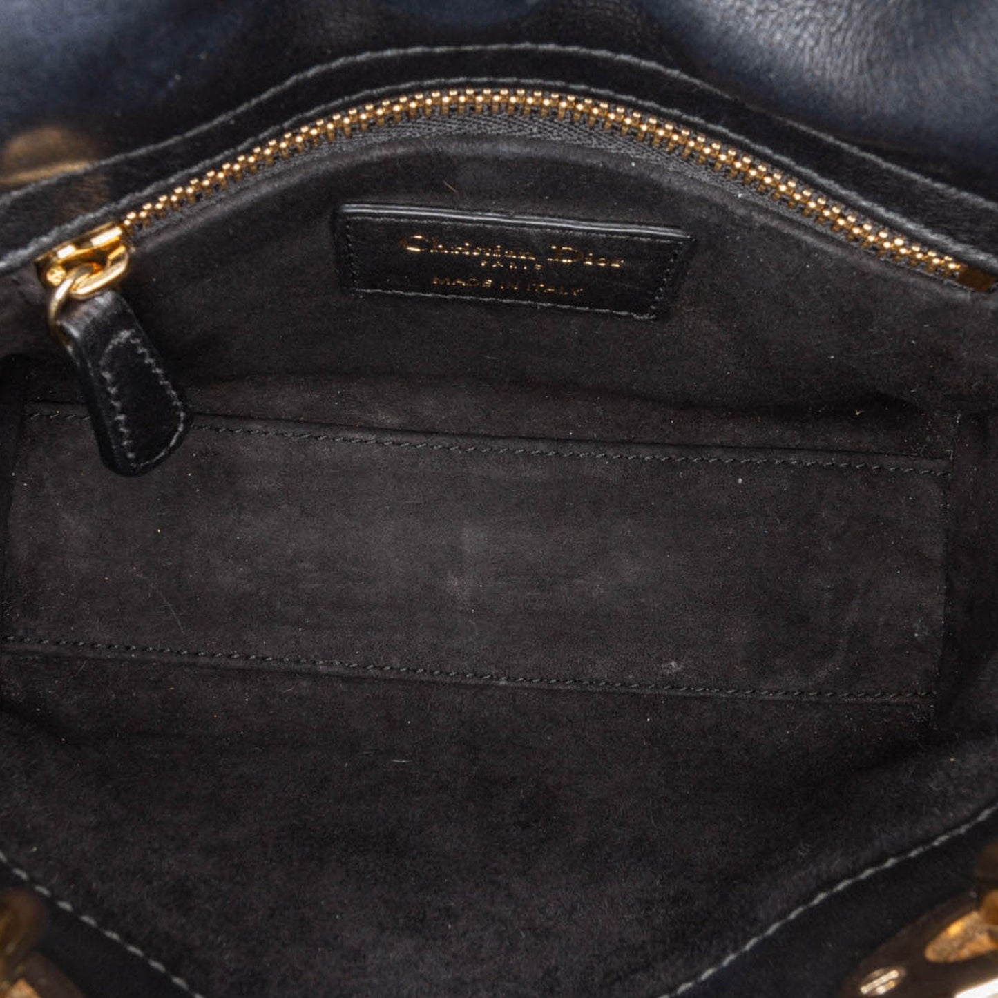 Dior Lady Dior Leather Mini Shoulder Bag