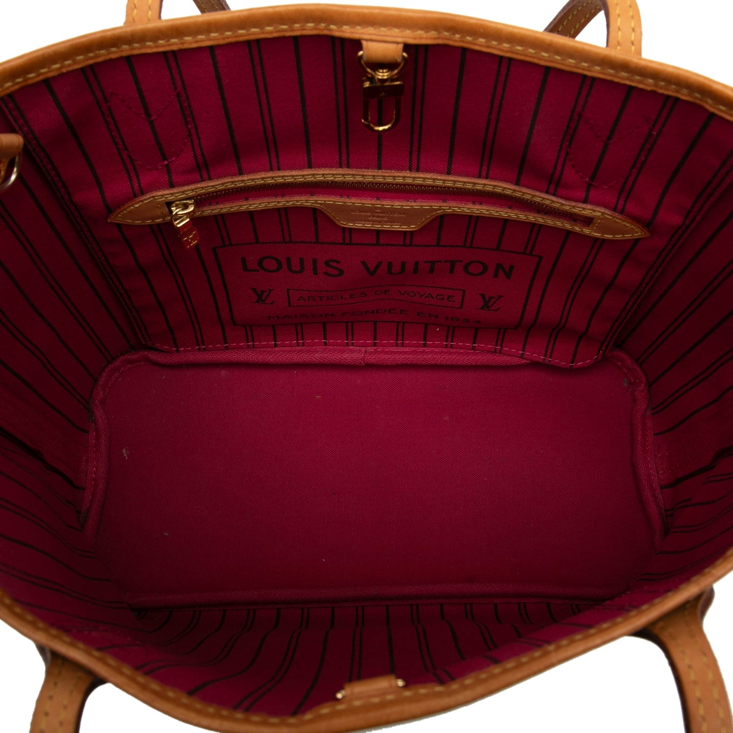 Brown Louis Vuitton Monogram Neverfull PM Tote Bag