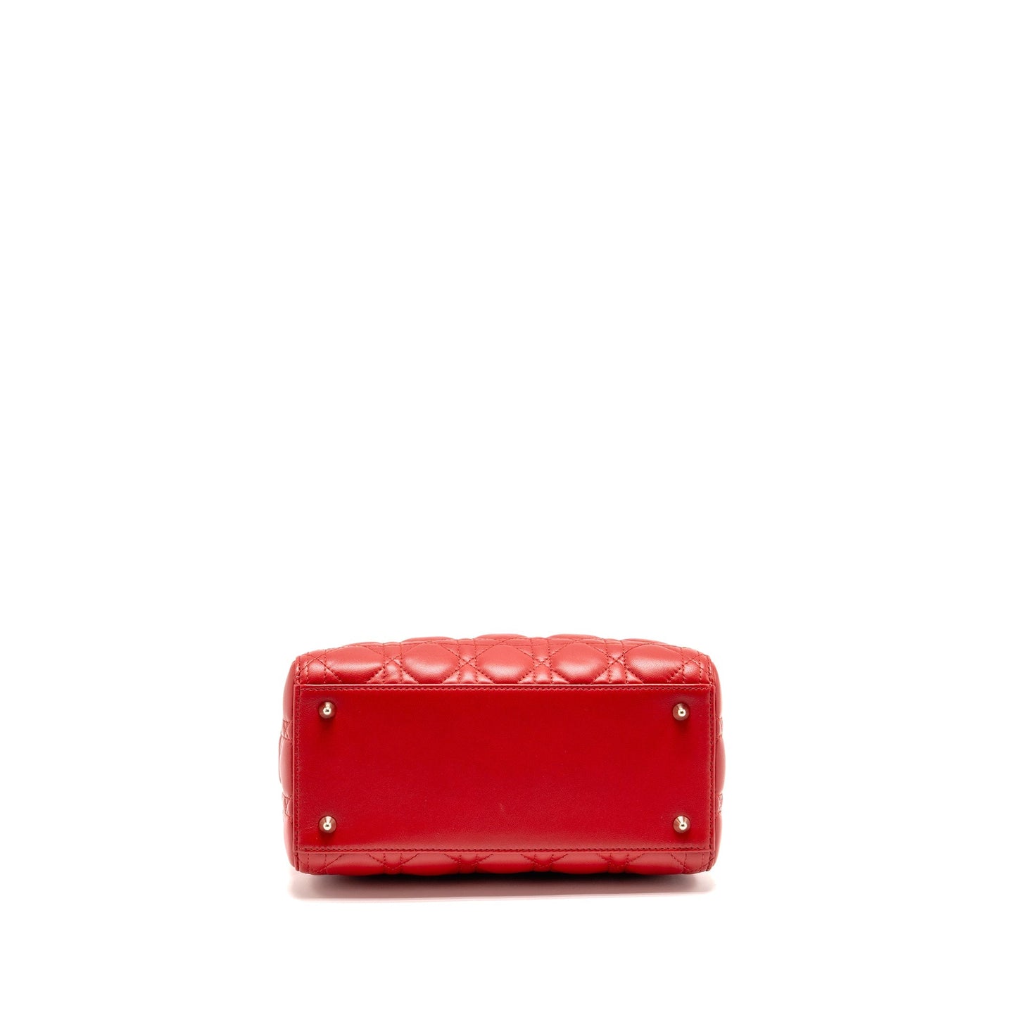 Dior Medium Lady Dior Lambskin Red
