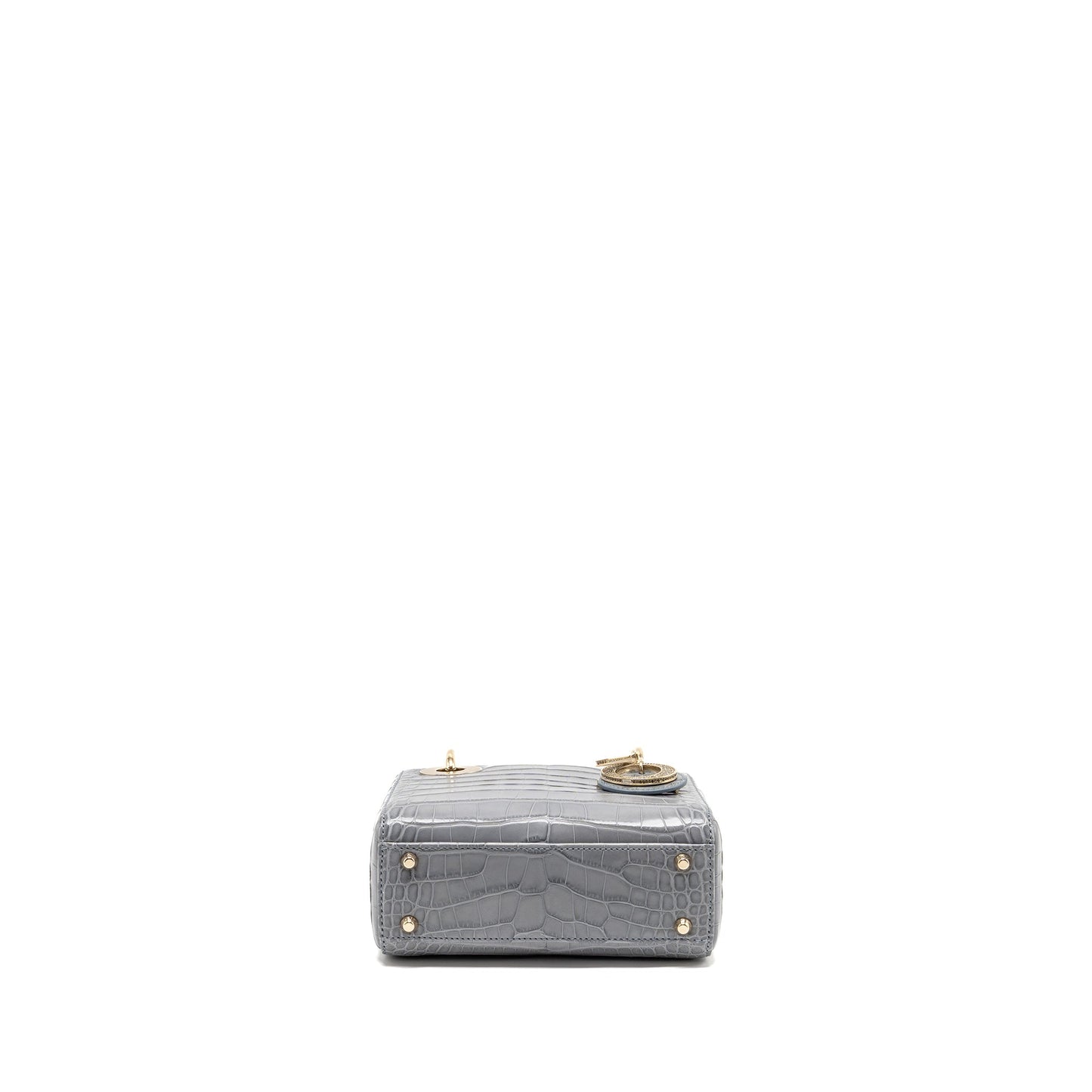 Dior Mini Lady Dior alligator mississippiensis grey