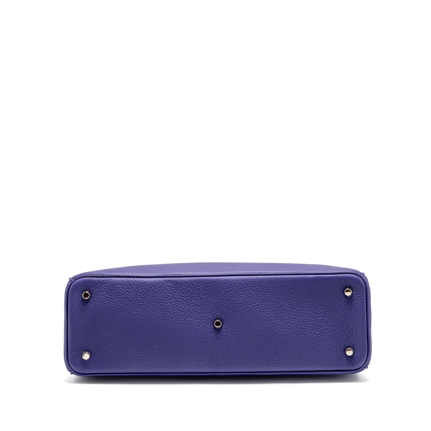 Dior Diorissimo Tote Purse Calfskin Purple/Blue
