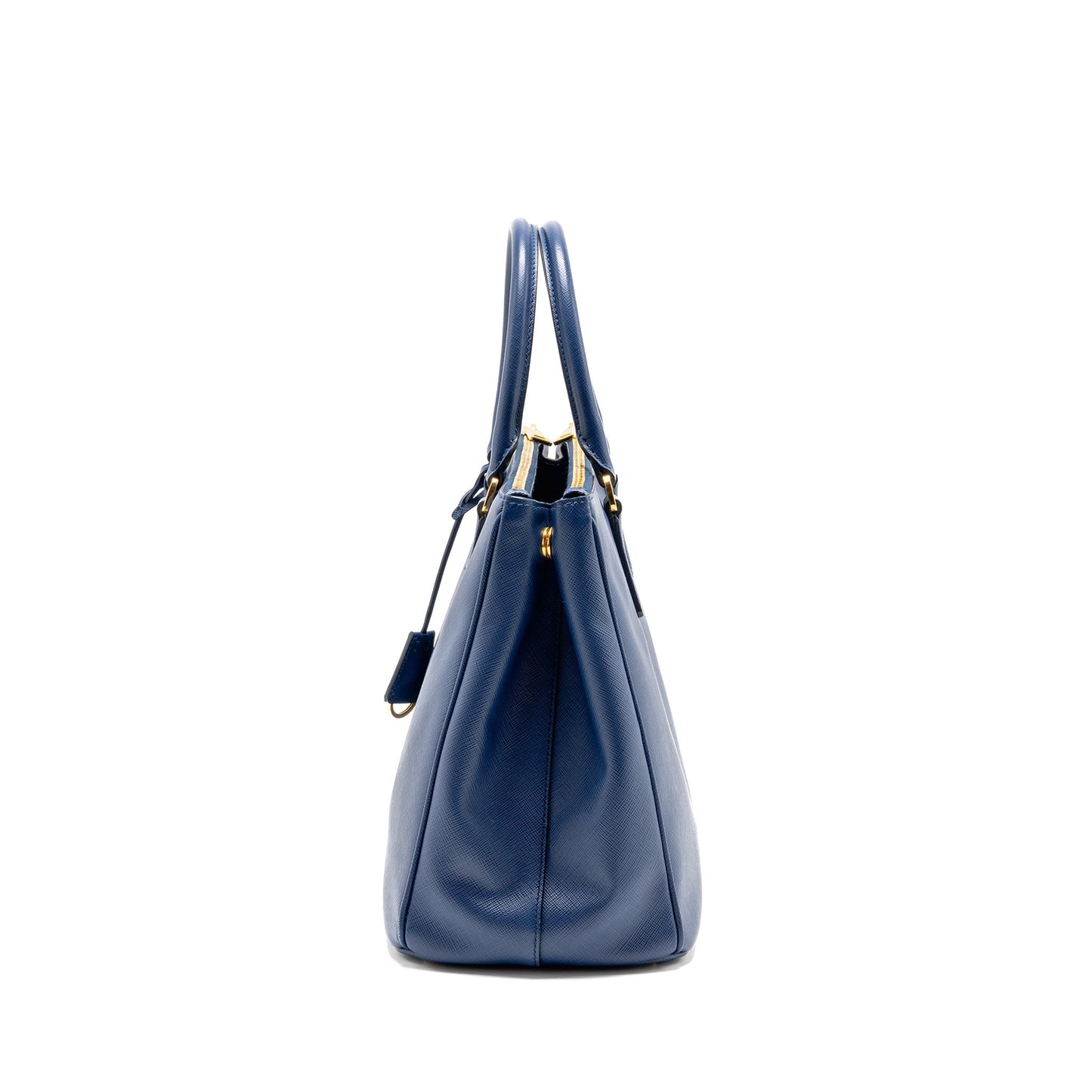Prada Large Saffiano Tote Purse Galleria Saffiano Leather Bluette
