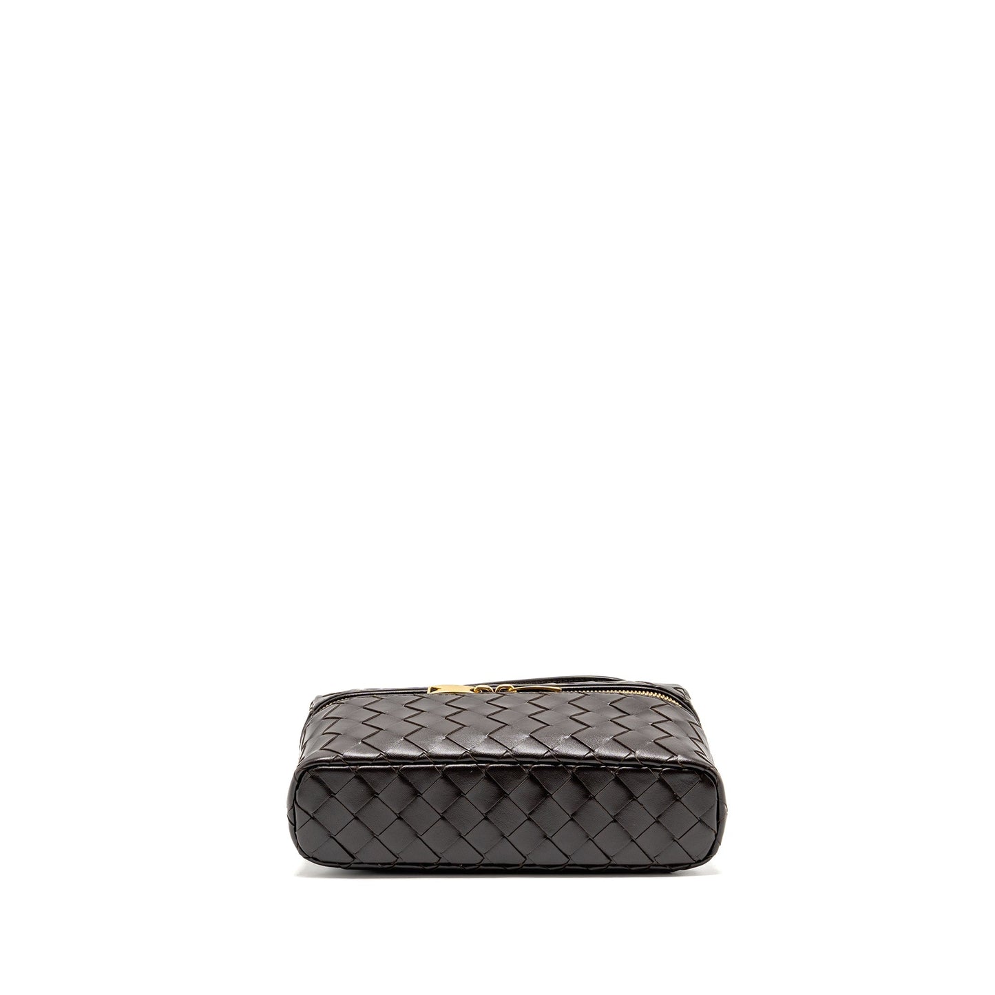 Bottega Veneta Bang Bang Vanity Case with Strap Intrecciato Leather Fondant