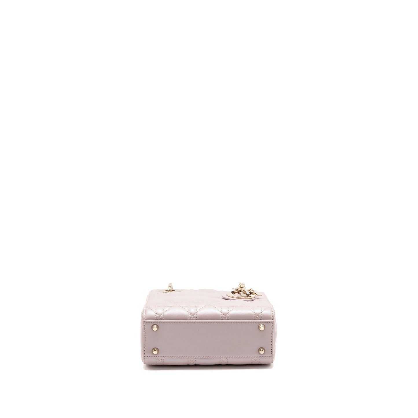 Dior Mini Lady Dior lambskin light Pink