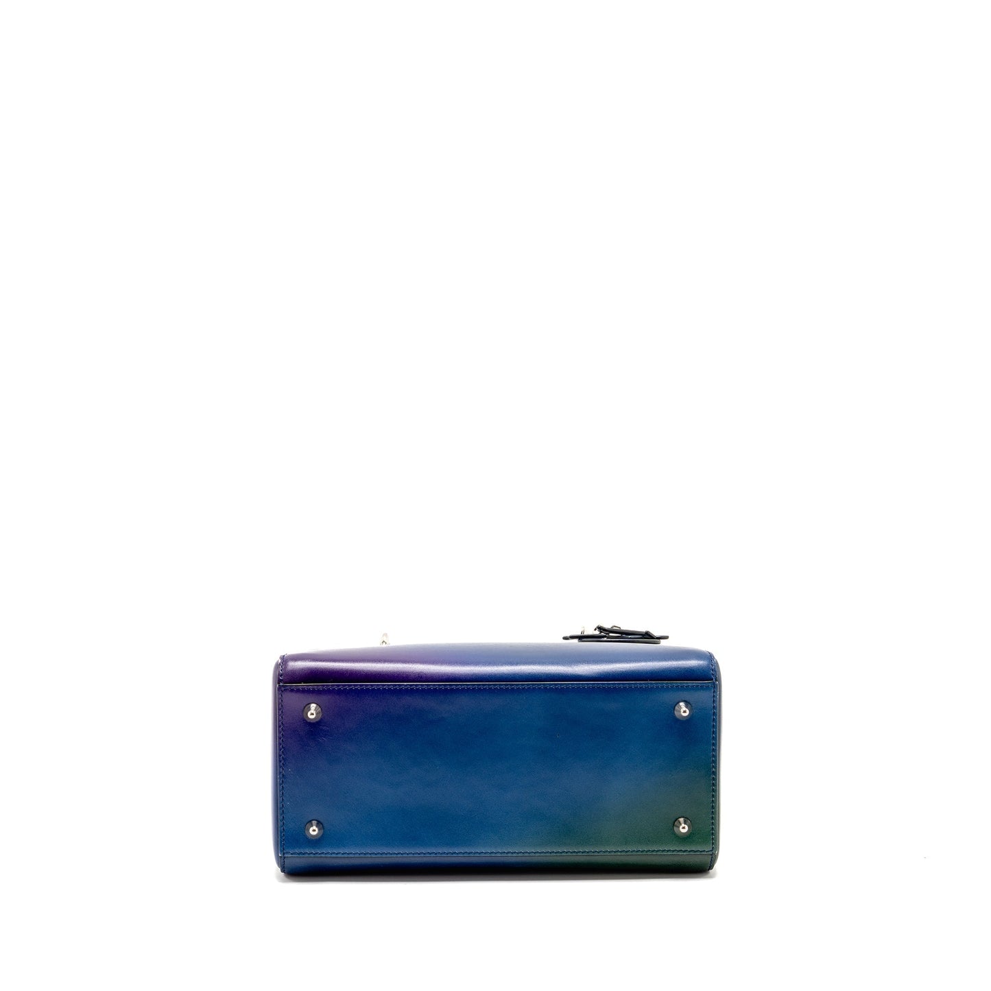 Dior Medium Lady Dior Box Calfskin Gradient Blue/Purple/Green
