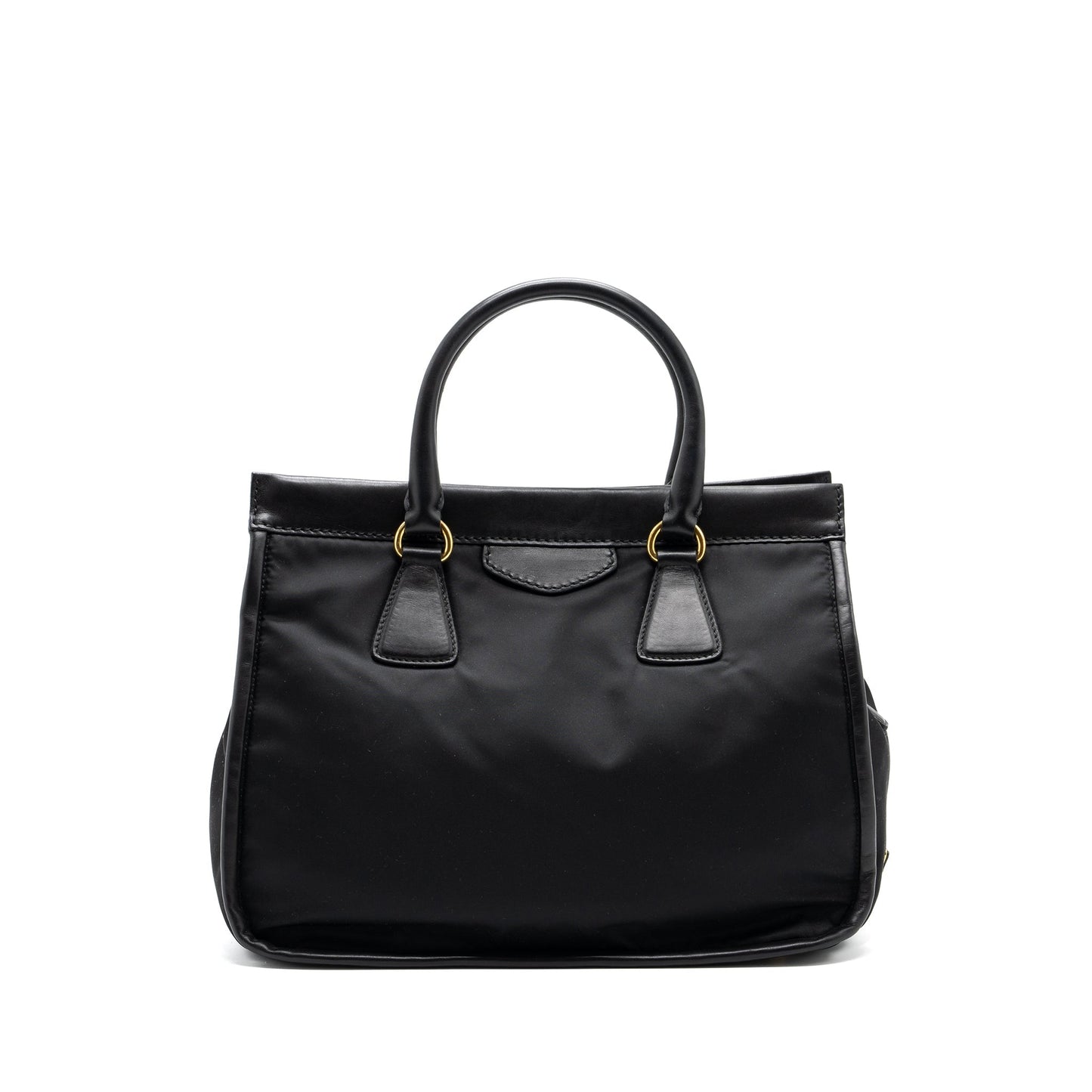 Prada tote Purse nylon / leather black