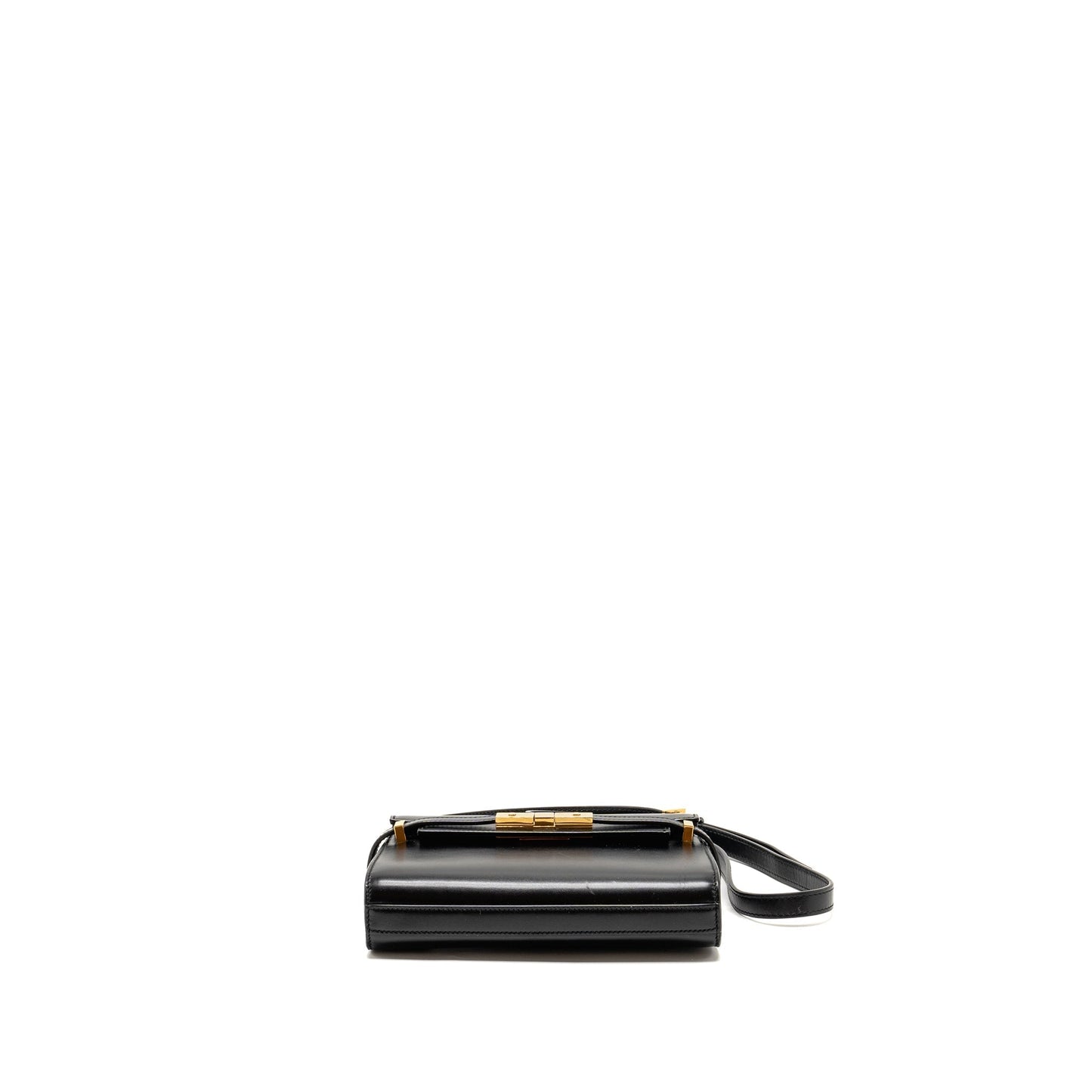 Saint Laurent Mini Manhattan Mini Purse Calfskin Black