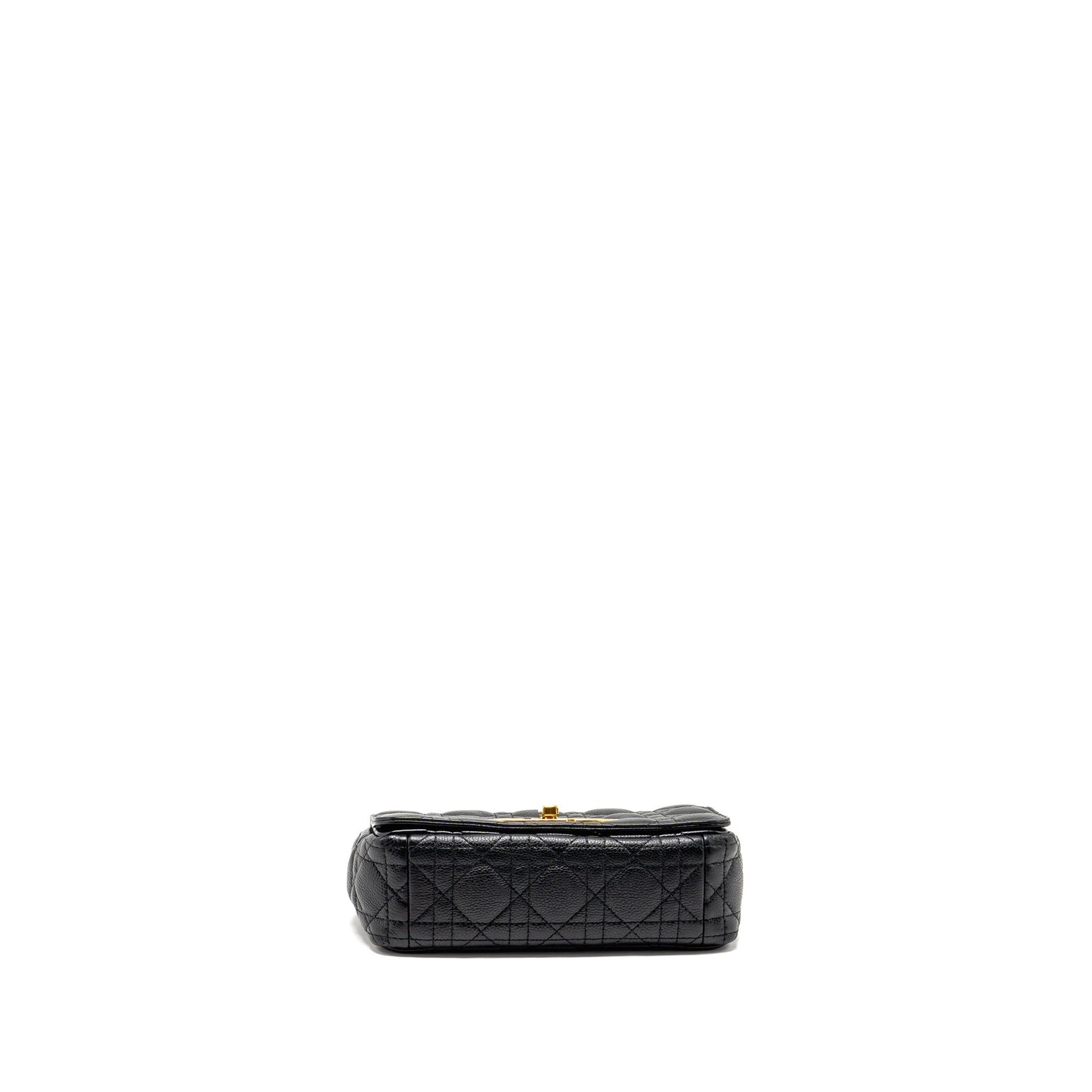 Dior Small Caro Purse Calfskin Black