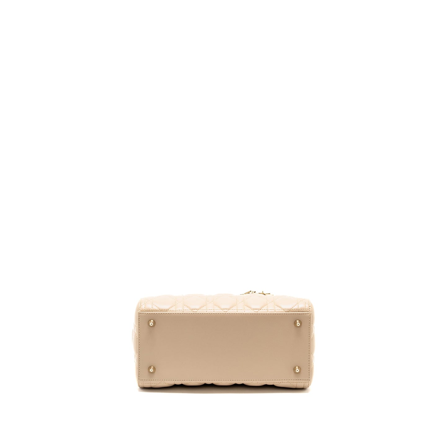 Dior Medium Lady Dior Lambskin Beige/Blue