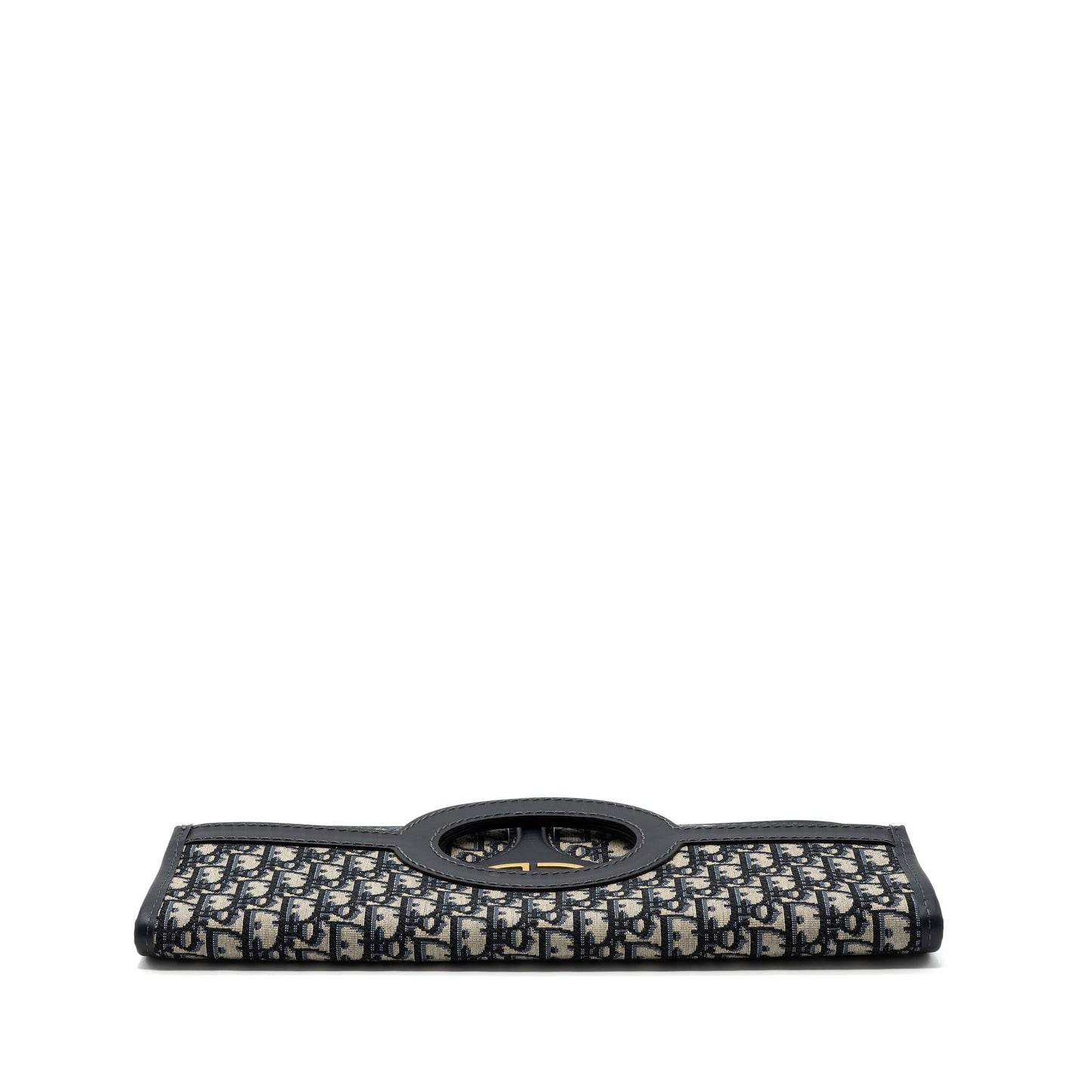Dior Folder Clutch Blue Dior Oblique Canvas/ Leather