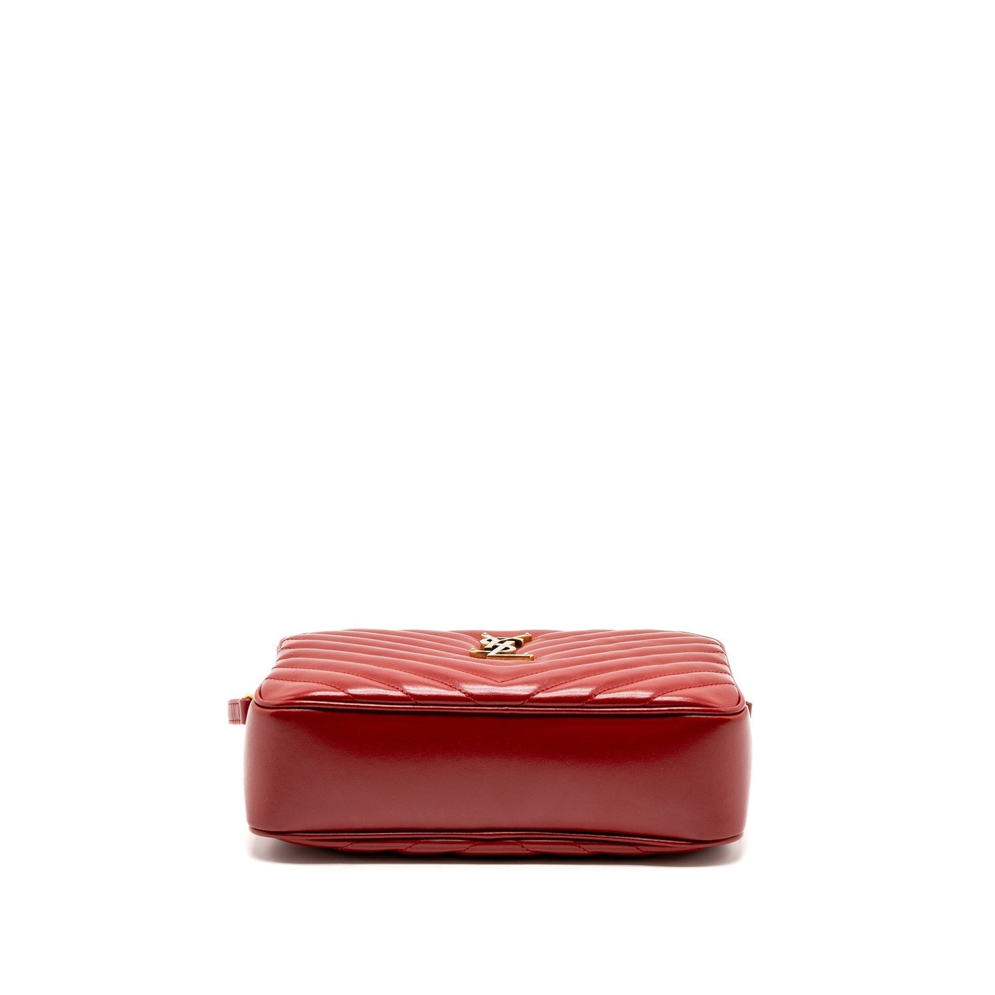 Saint Laurent Lou Camera Purse Calfskin Red