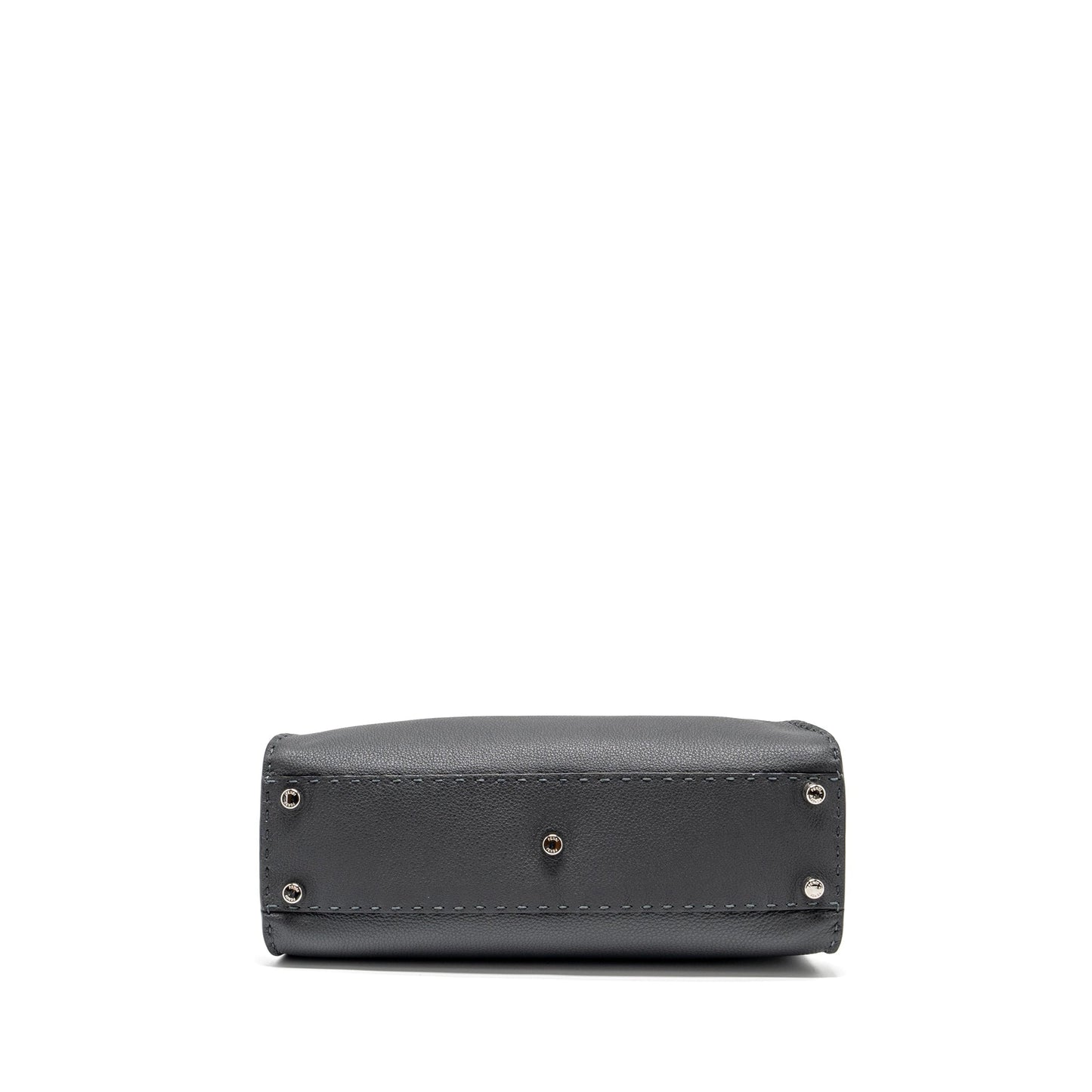 Fendi Medium Peekaboo Purse Selleria Leather Black