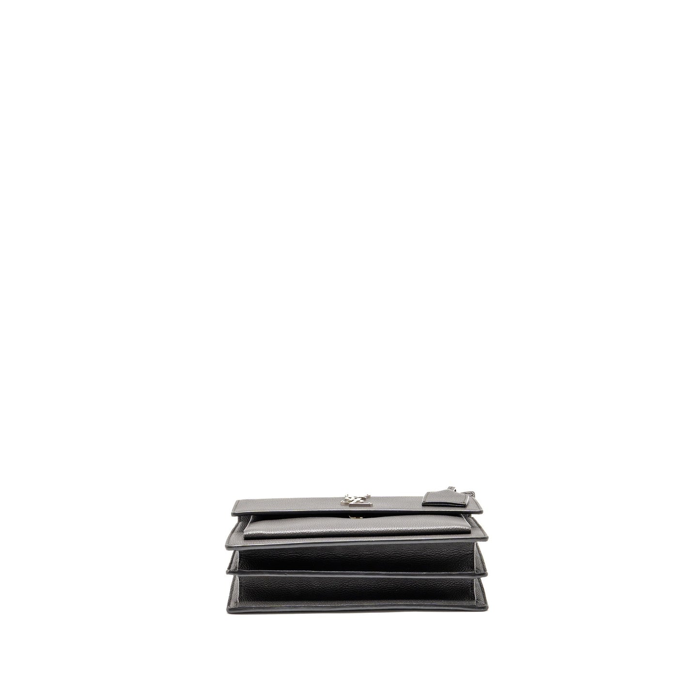 Saint Laurent/ Medium Sunset Purse Calfskin Grey