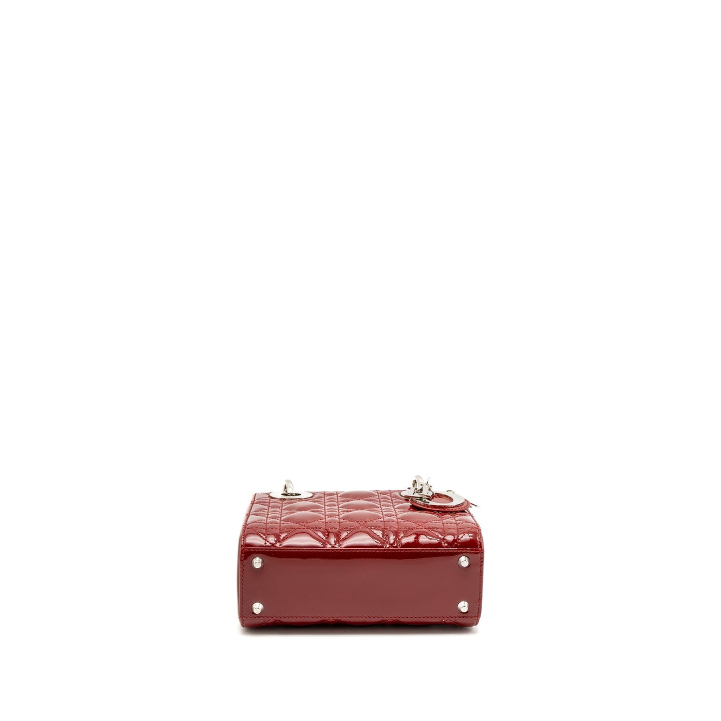Dior Mini Lady Dior Patent Red