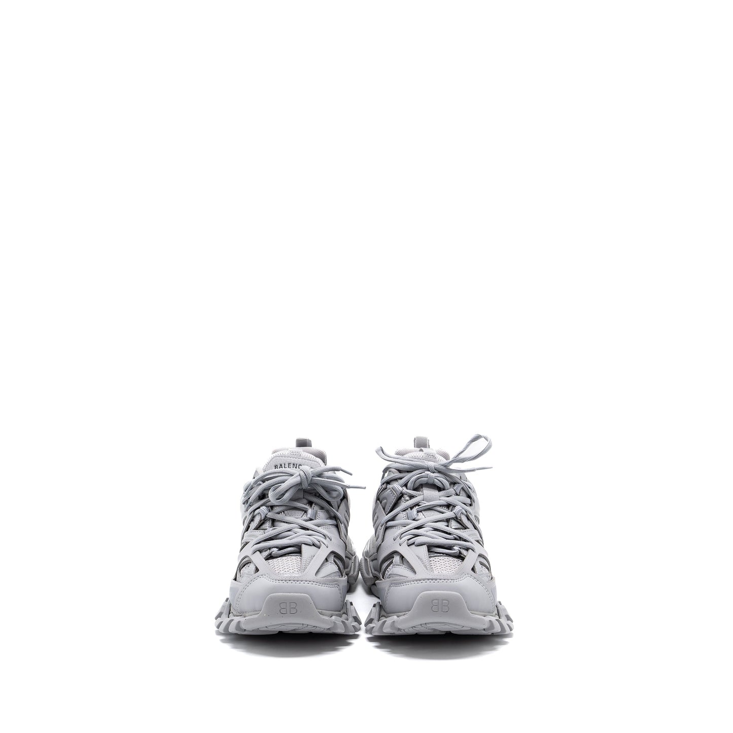 Balenciaga Size 38 Track Sneakers Light Grey