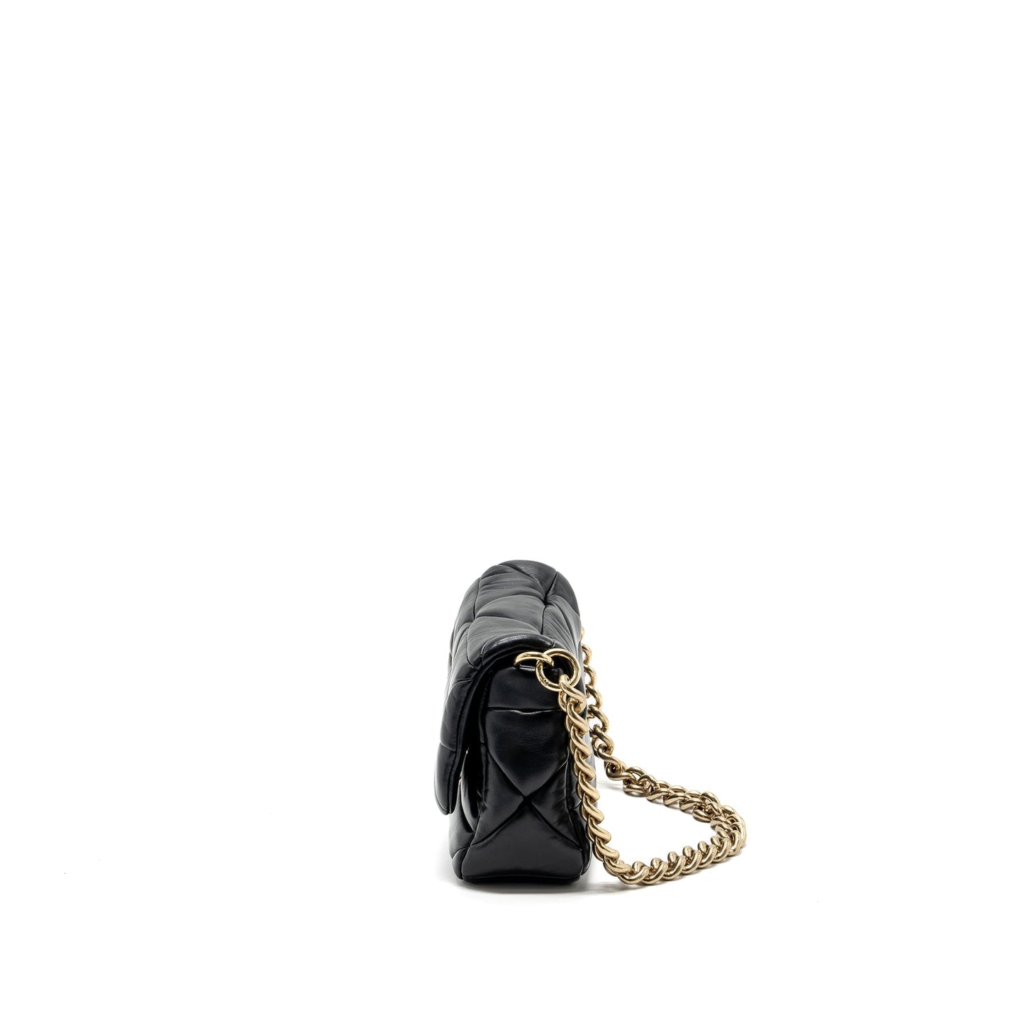 Prada Pattina in Pelle Nappa Patch Black