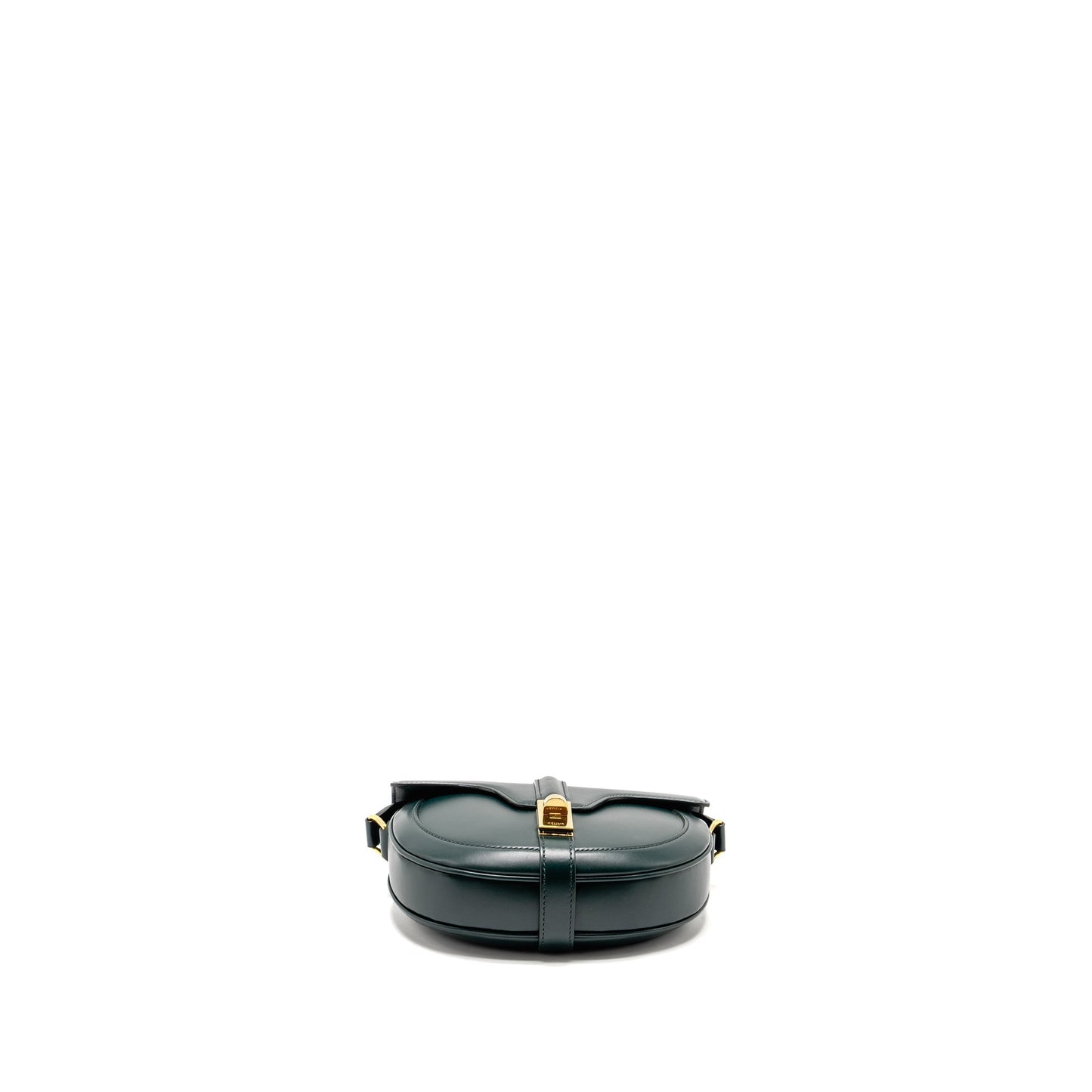 Celine Small Besace Purse Calfskin Dark Green