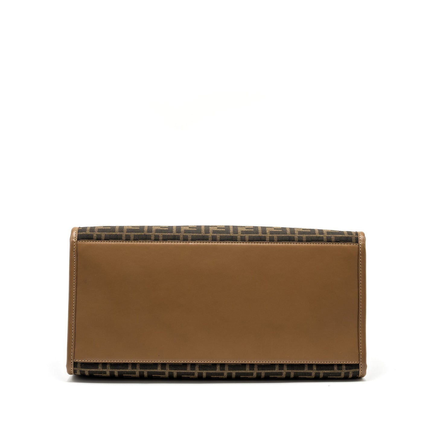 Fendi Sunshine Large Tote Shopper jacquard fabric Brown