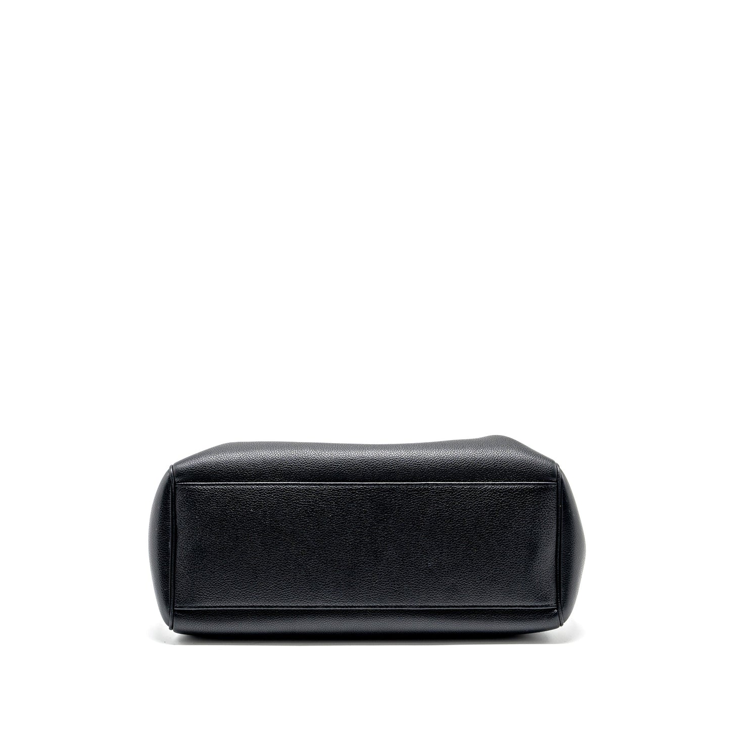 Celine Medium Soft 16 Purse Grained Calfskin Black