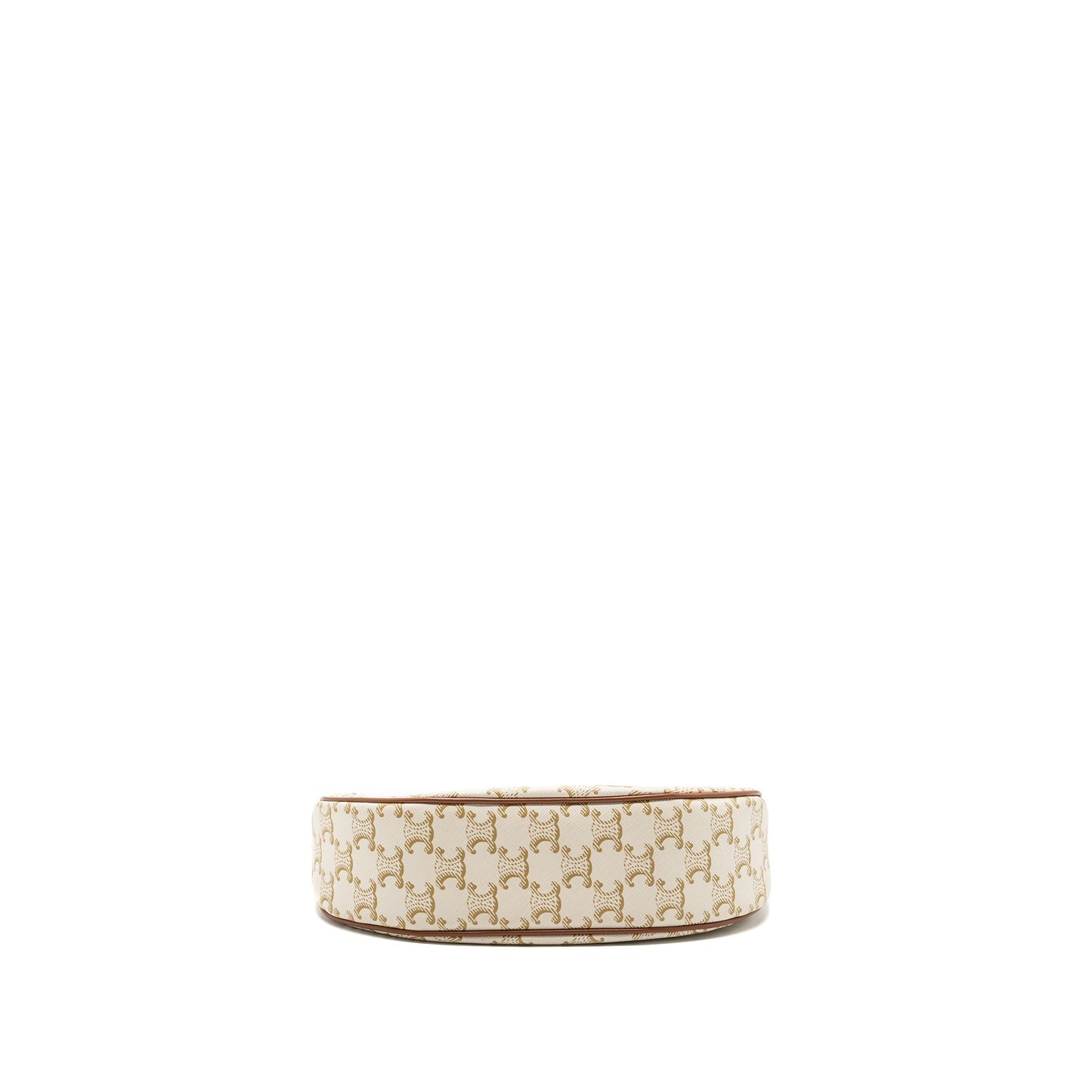 Celine Ava Purse triomphe canvas / calfskin white